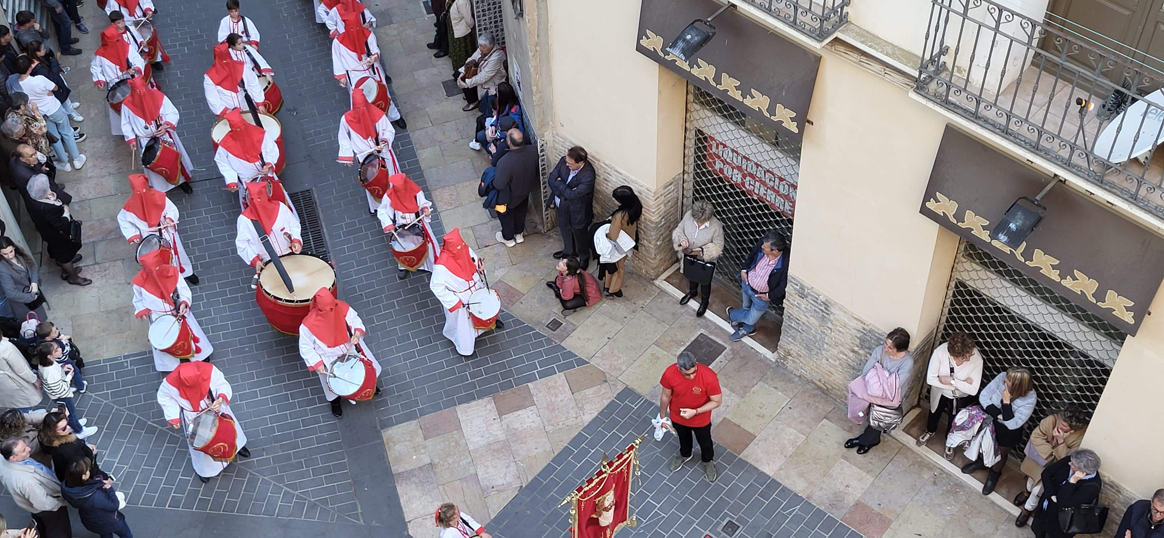 Procesión del Santo Entierro en Huesca, Viernes Santo. Foto: Mercedes Manterola