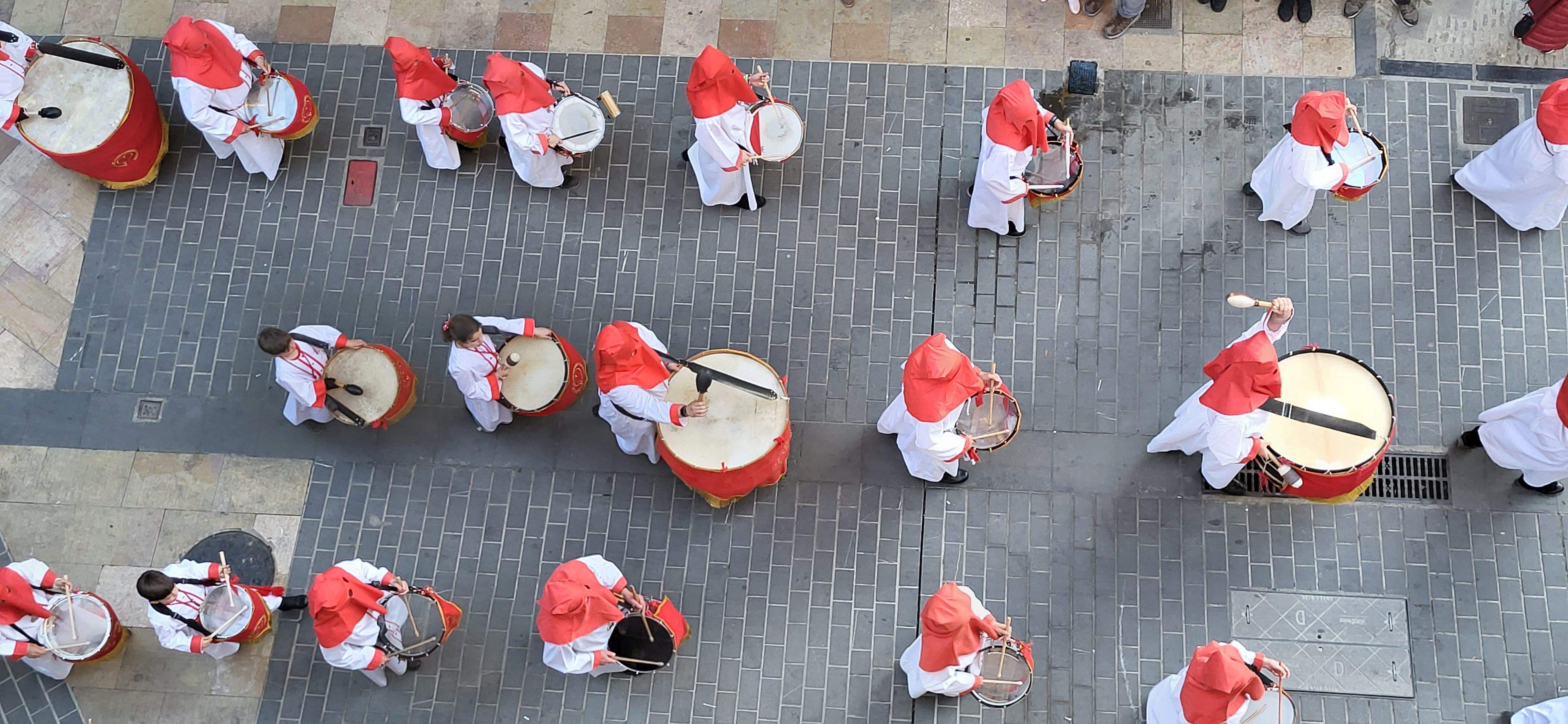 Procesión del Santo Entierro en Huesca, Viernes Santo. Foto: Mercedes Manterola