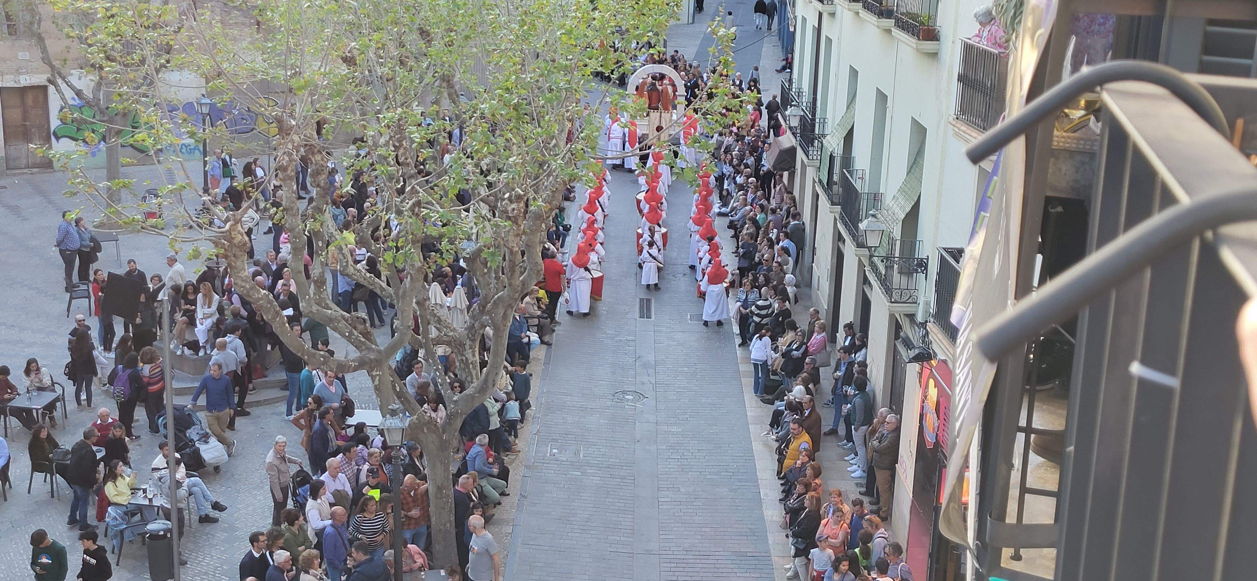 Procesión del Santo Entierro en Huesca, Viernes Santo. Foto: Mercedes Manterola