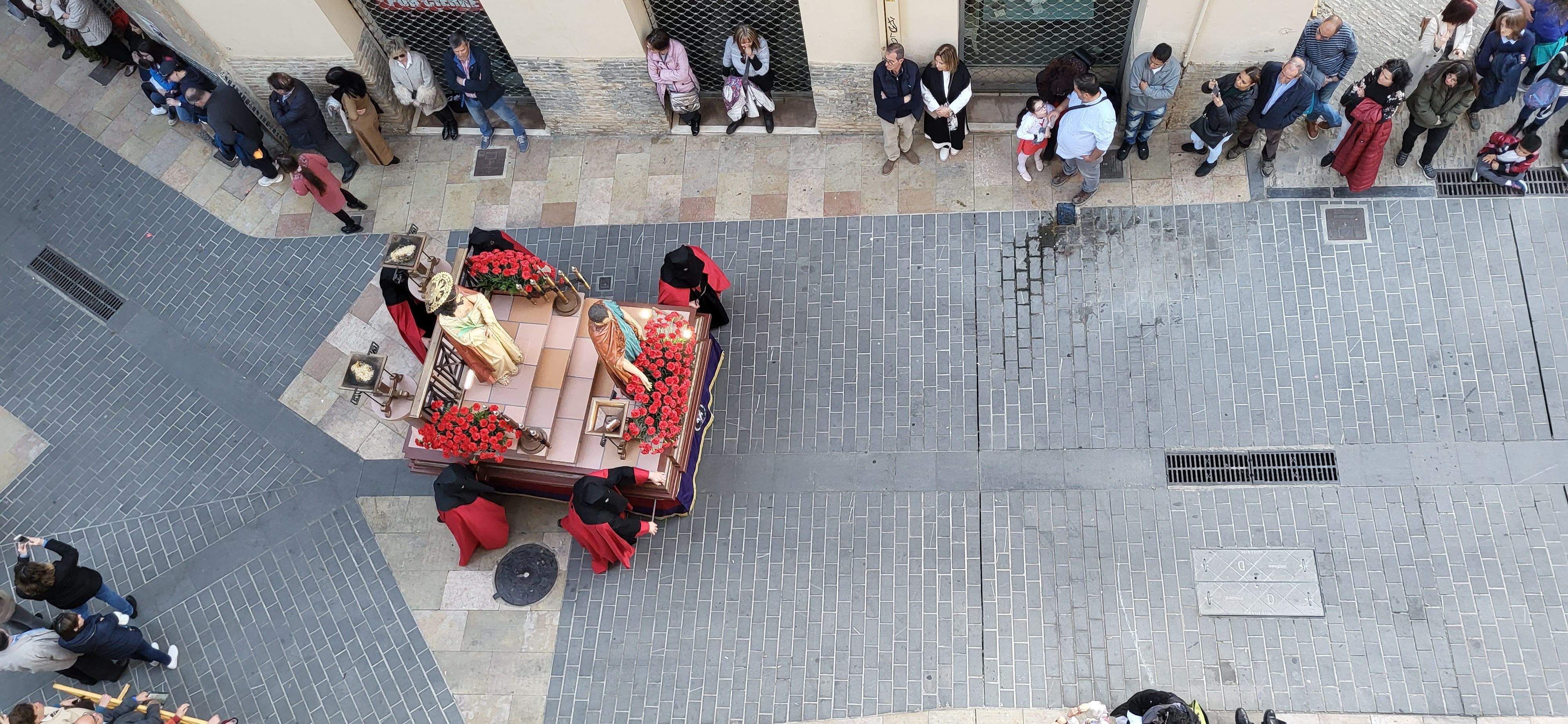 Procesión del Santo Entierro en Huesca, Viernes Santo. Foto: Mercedes Manterola