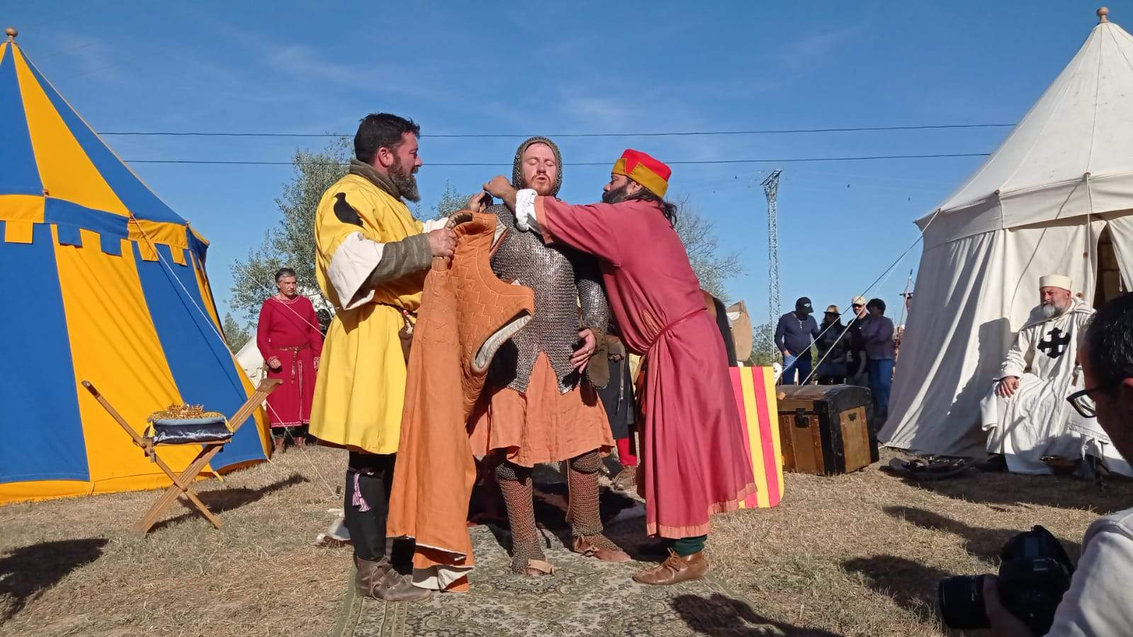 Reconstrucción histórica de las exequias de Pedro II de Aragón en Sijena