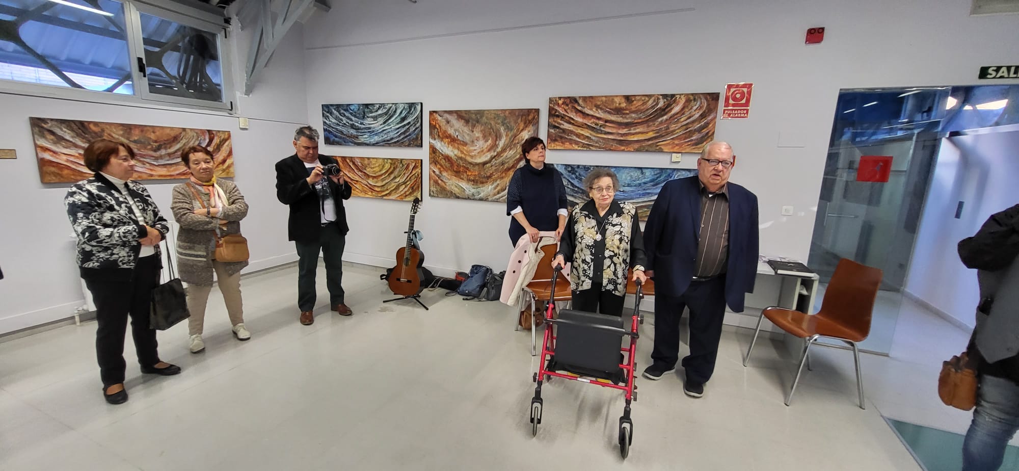 Inauguración de la exposición de Nacho Gili