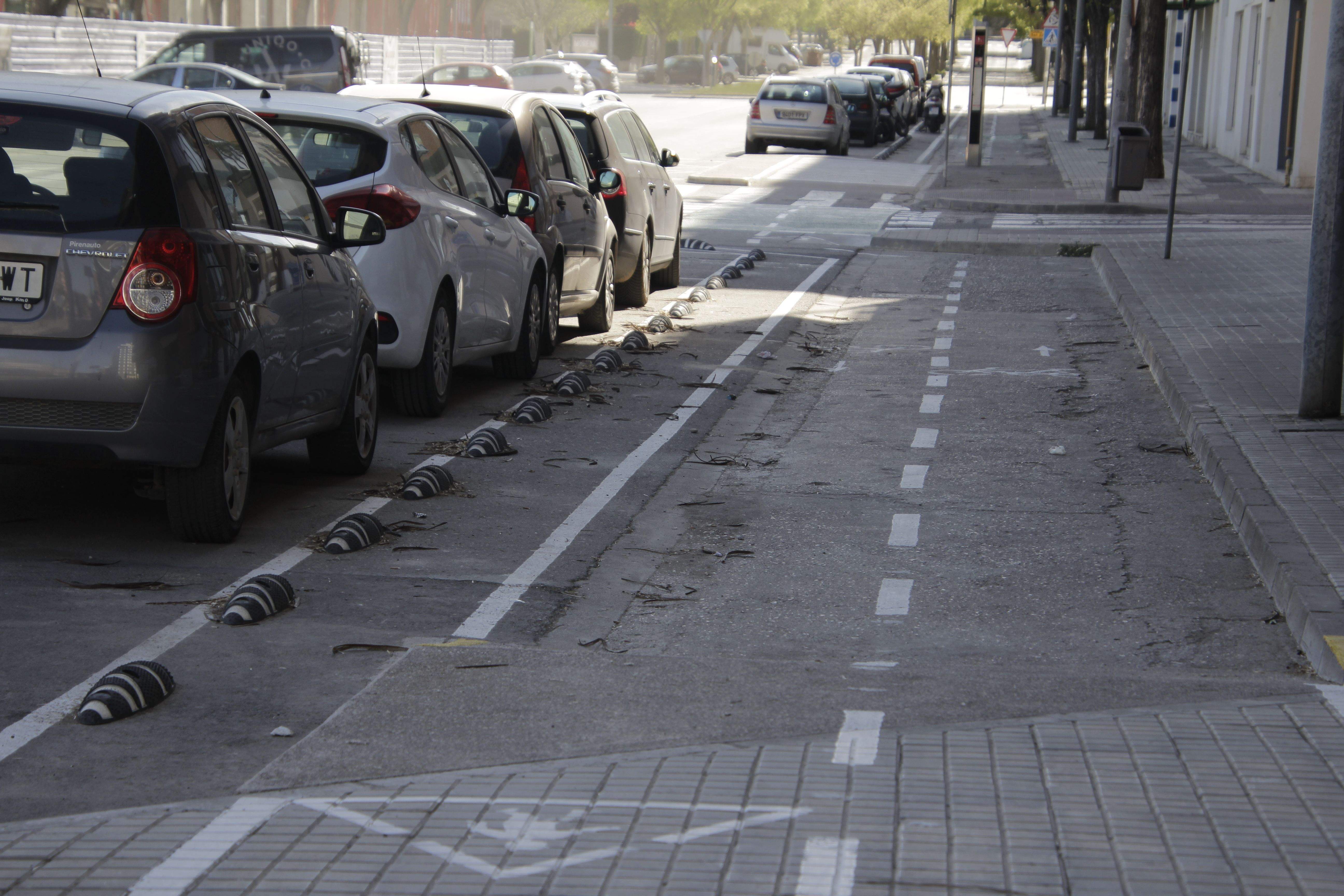 Mal pavimentado y señalado y señalado. Foto Amagoia La Cruz