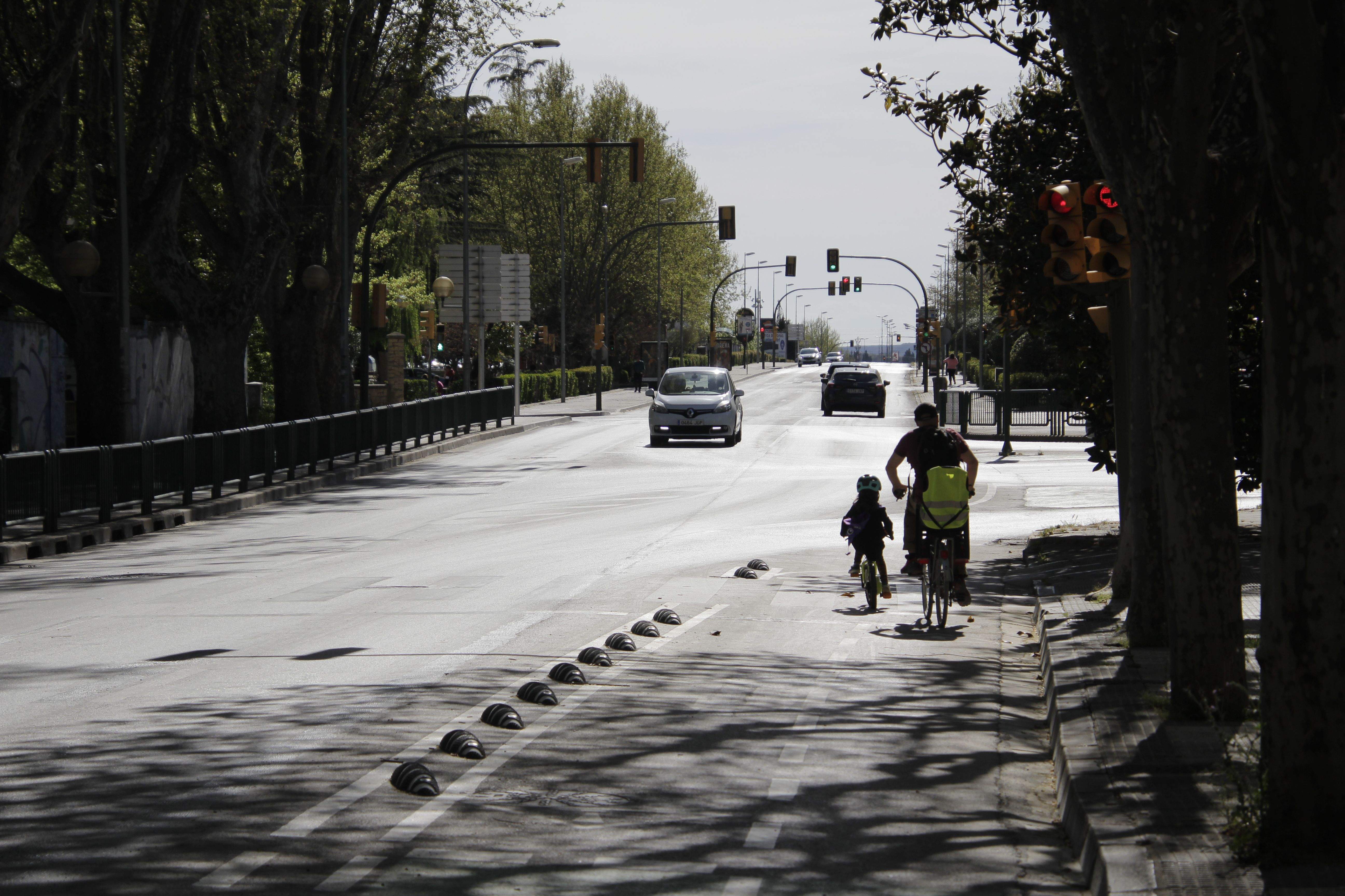 El PSOE advierte de que peligran los fondos europeos para movilidad segura. Foto Amagoia La Cruz