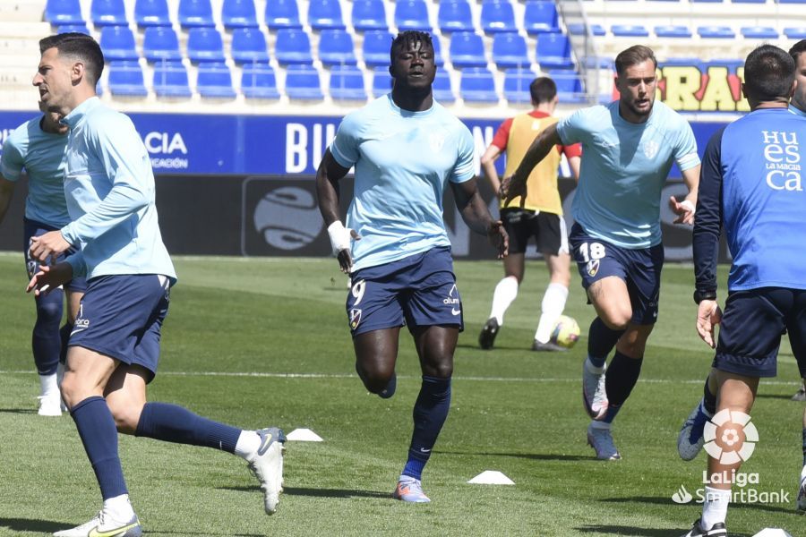 Obeng y Carrillo, hoy pareja de ataque. Foto LaLiga
