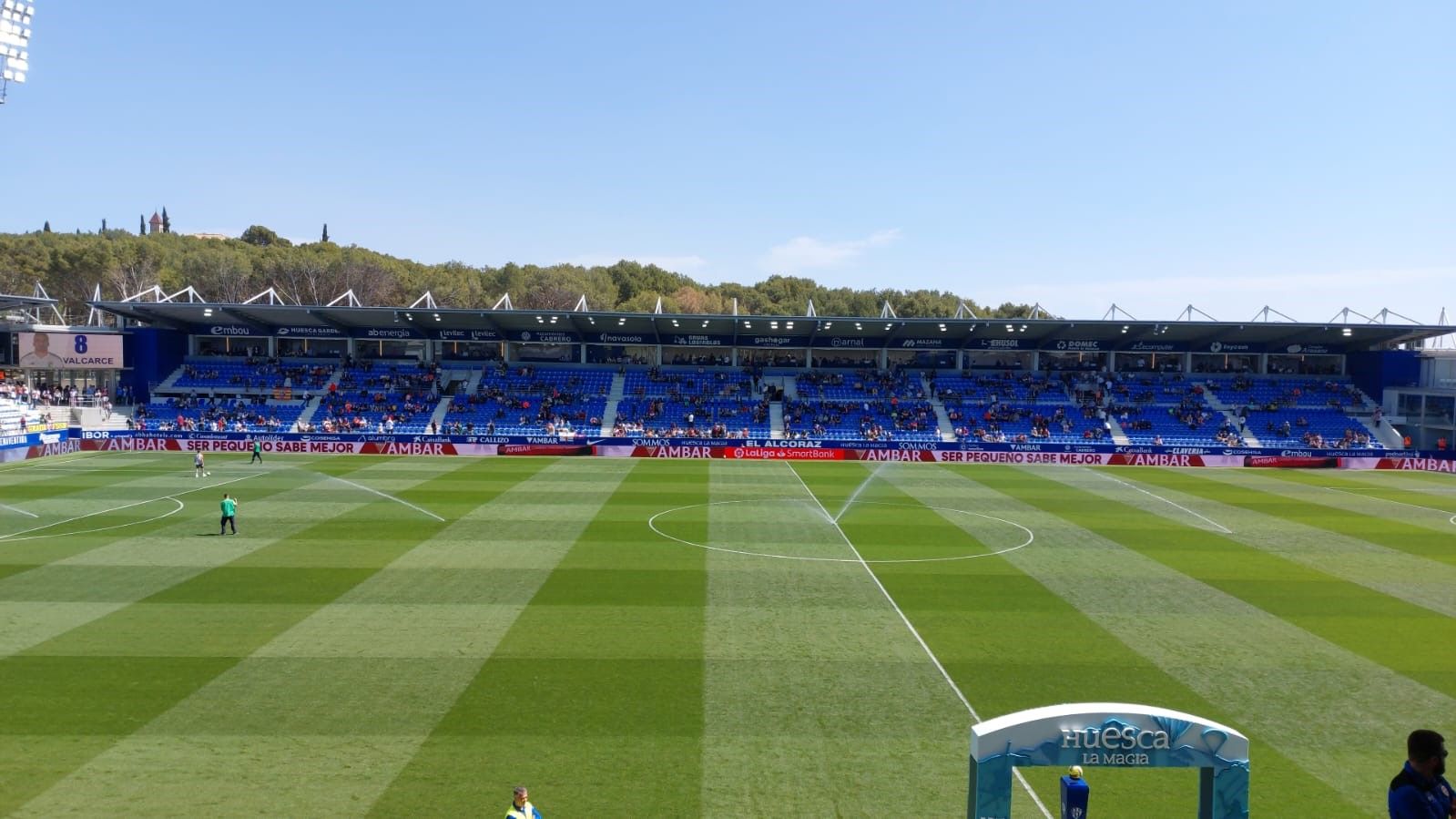Público a falta de cinco minutos