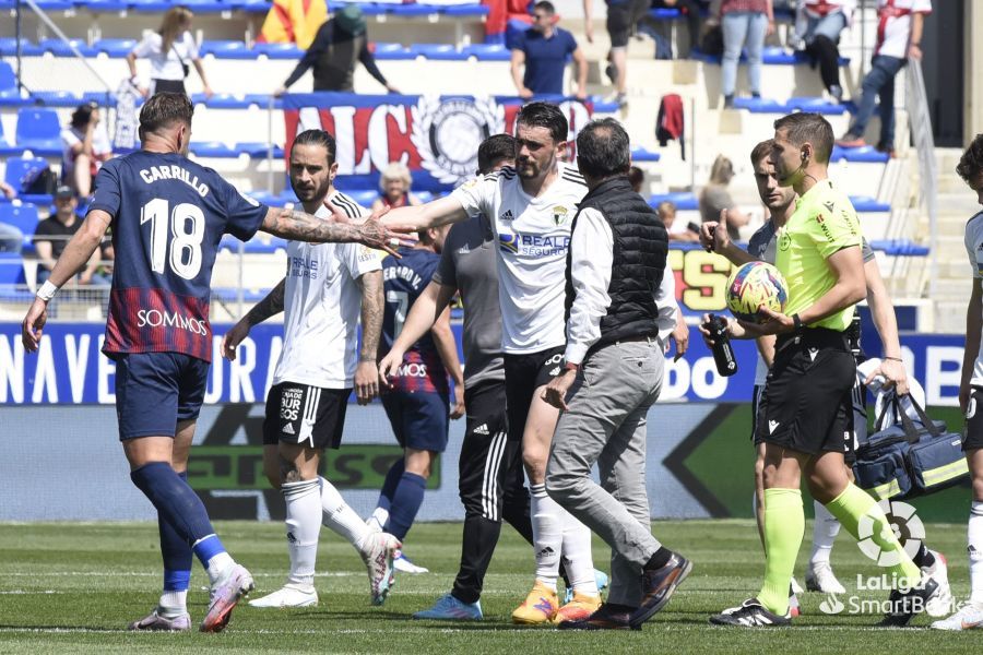 Carrillo y Atienza tras su choque