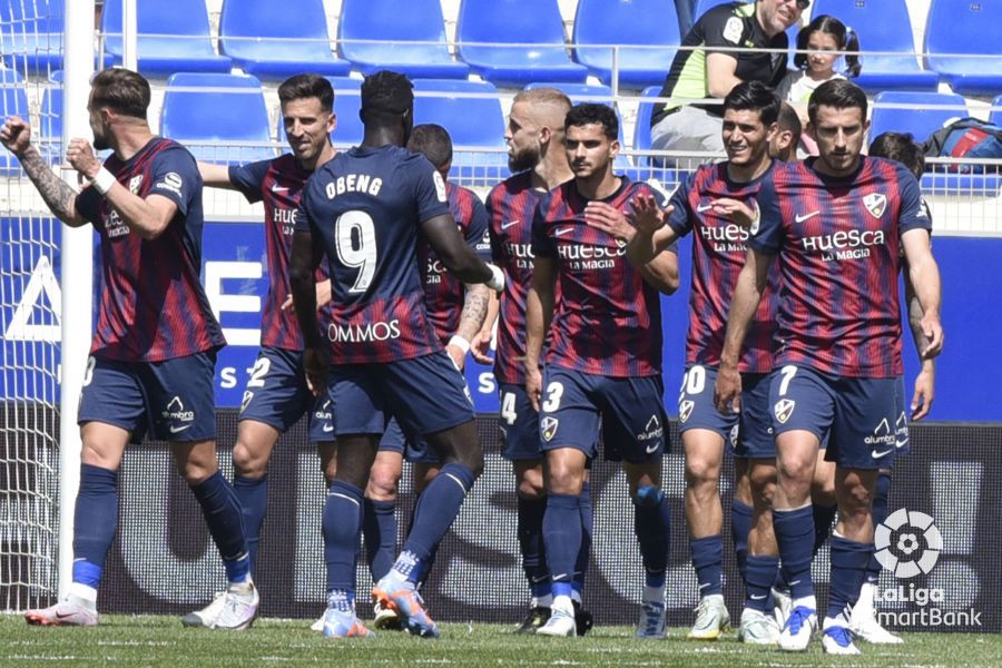 Celebración del primer gol de Juan Carlos