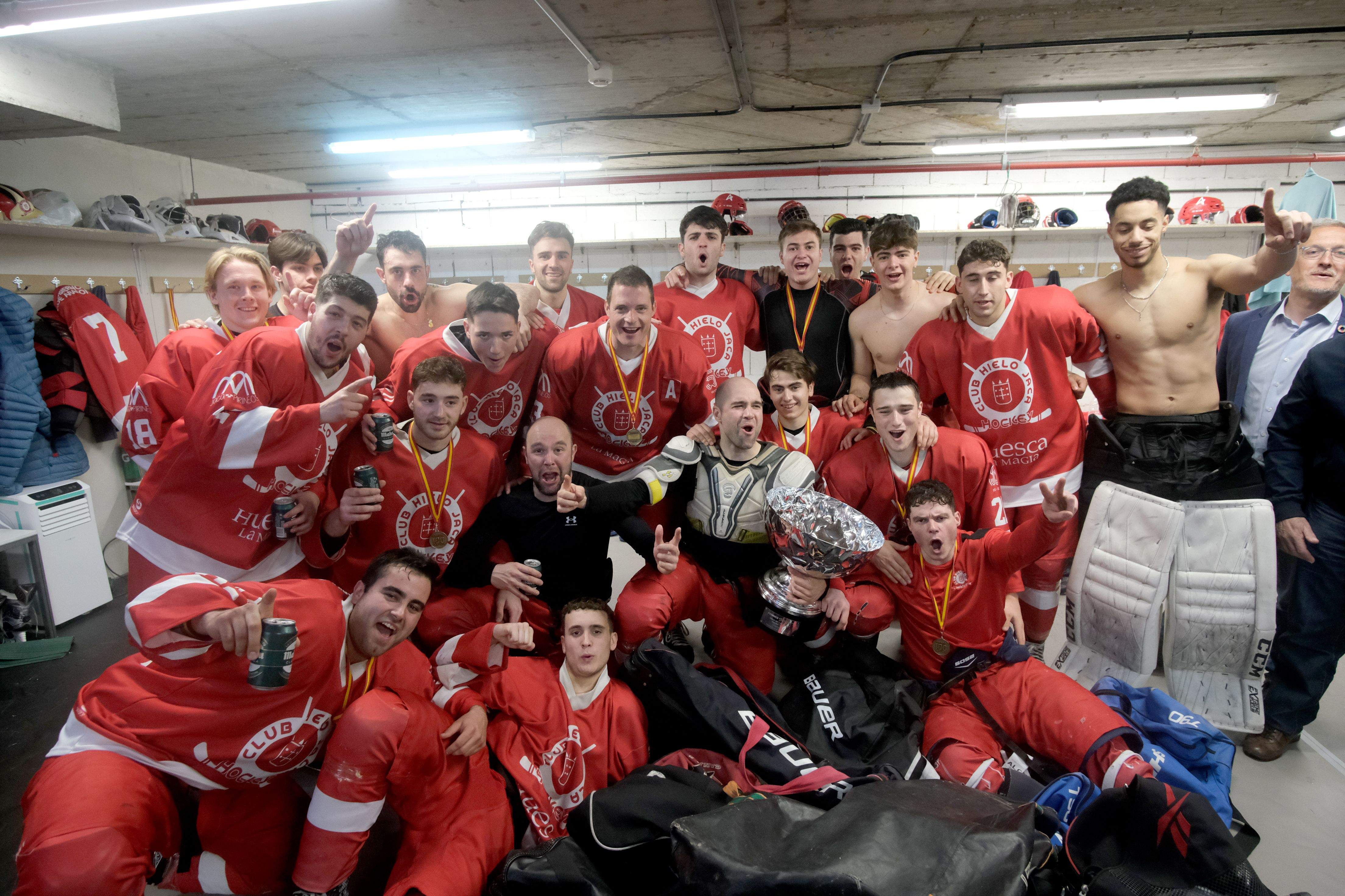 Copa del Rey para el Club Hielo Jaca. Foto RFEDH-Rubén Lago