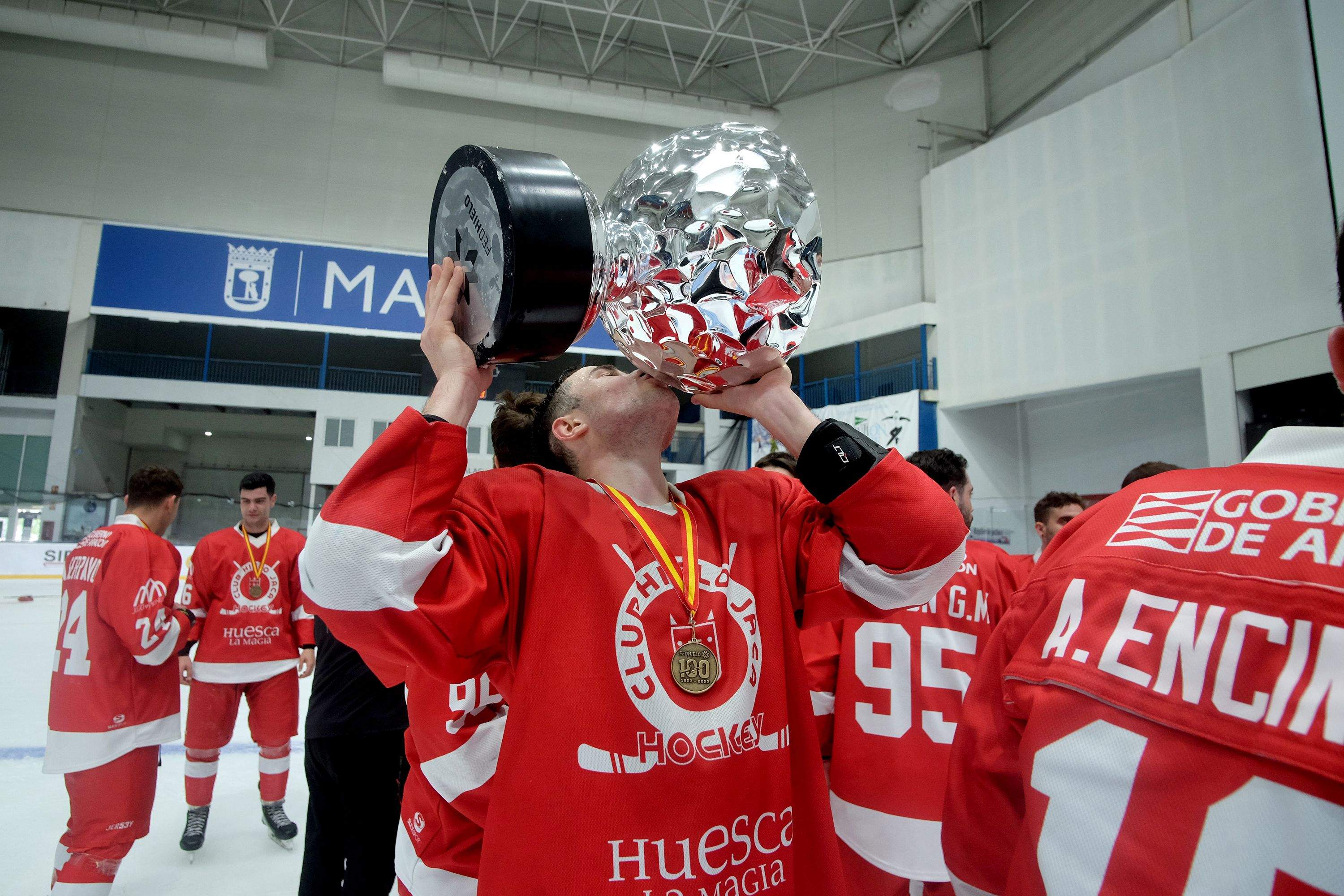 Copa del Rey para el Club Hielo Jaca. Foto RFEDH-Rubén Lago