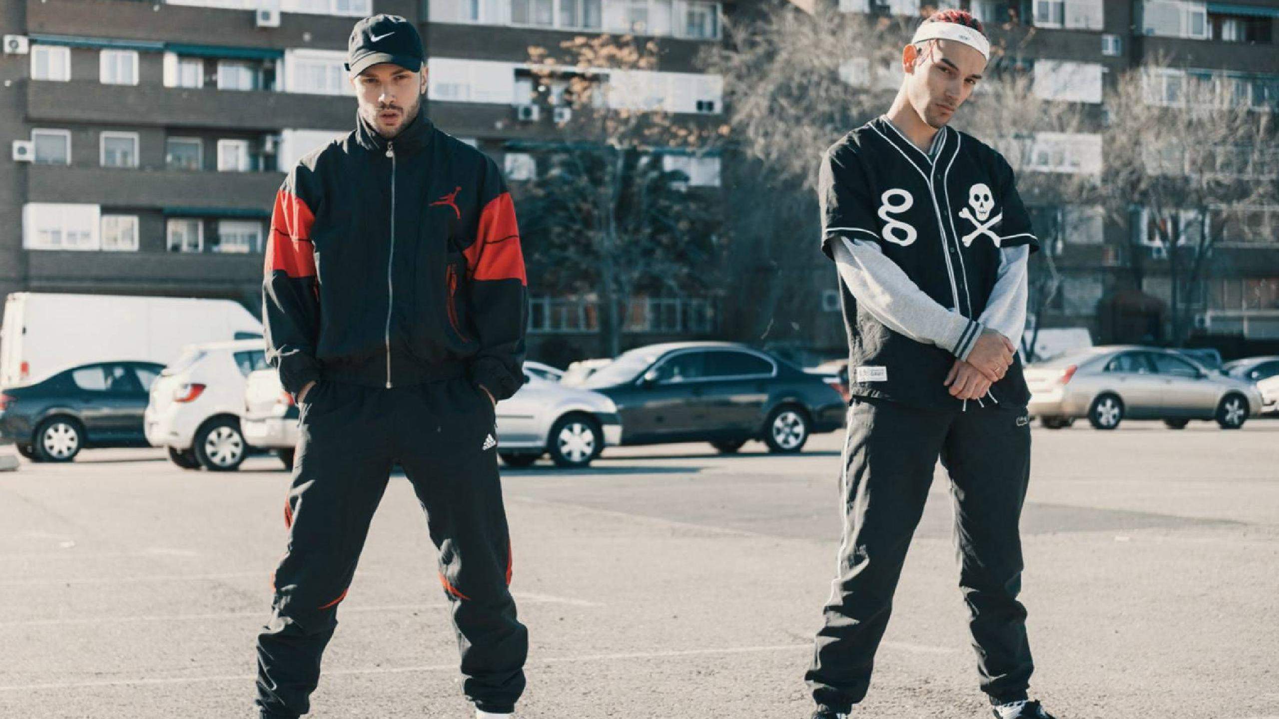 El dúo de raperos Ocer y Rade.