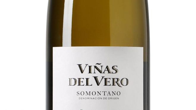 Botella de Gewürztraminer de Viñas del Vero. Botella de Gewürztraminer de Viñas del Vero.