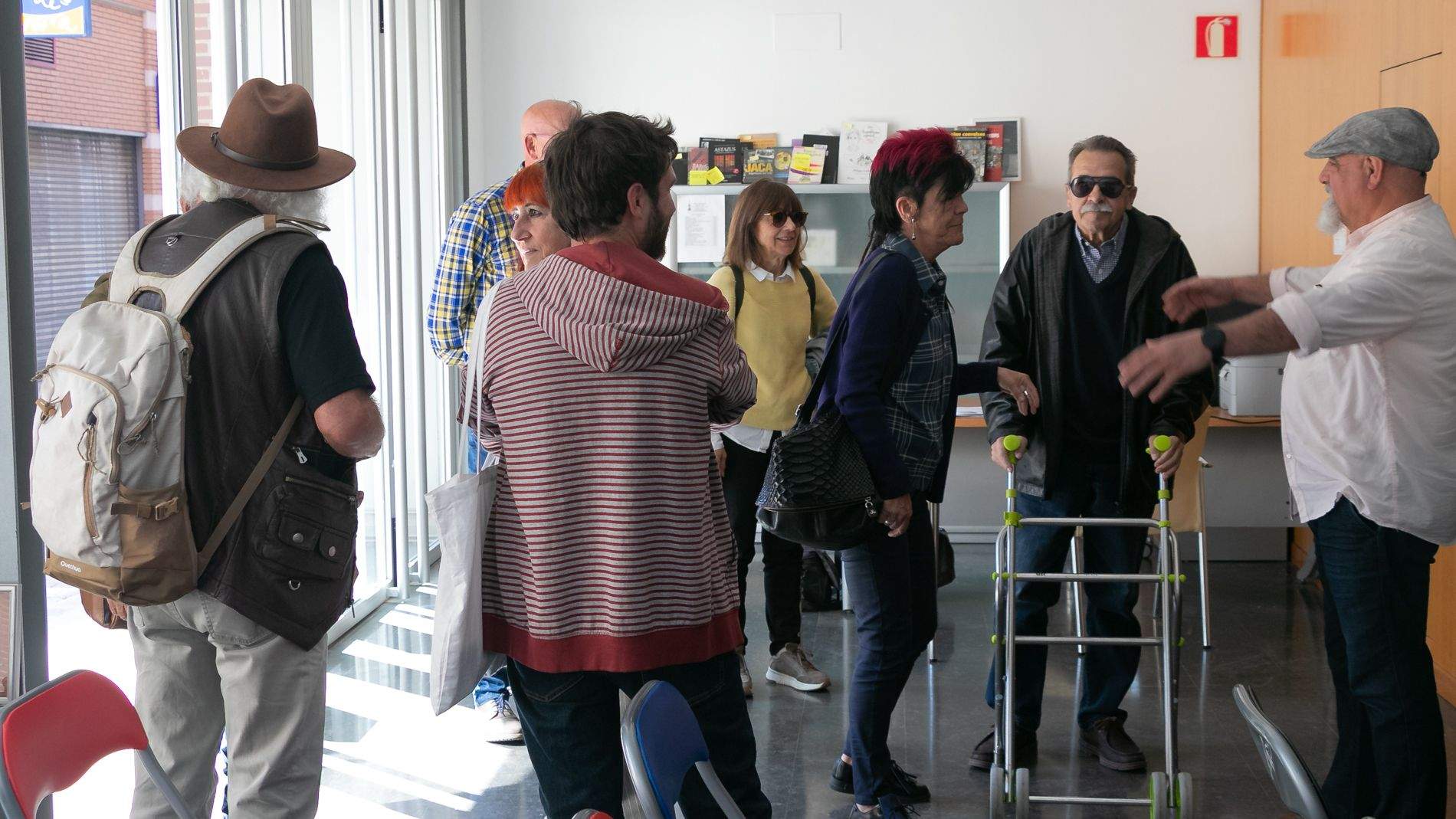 Exposición de Fernando Otín, Composiciones que invitan a pensar. Foto Estela Alcay 