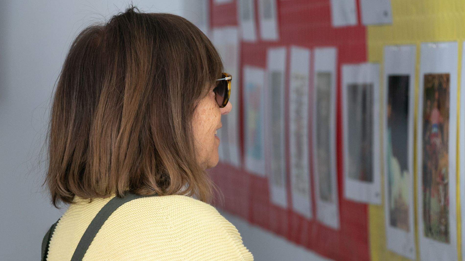 Exposición de Fernando Otín, Composiciones que invitan a pensar. Foto Estela Alcay 