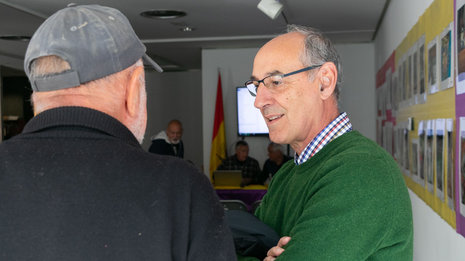 Exposición de Fernando Otín, Composiciones que invitan a pensar. Foto Estela Alcay 