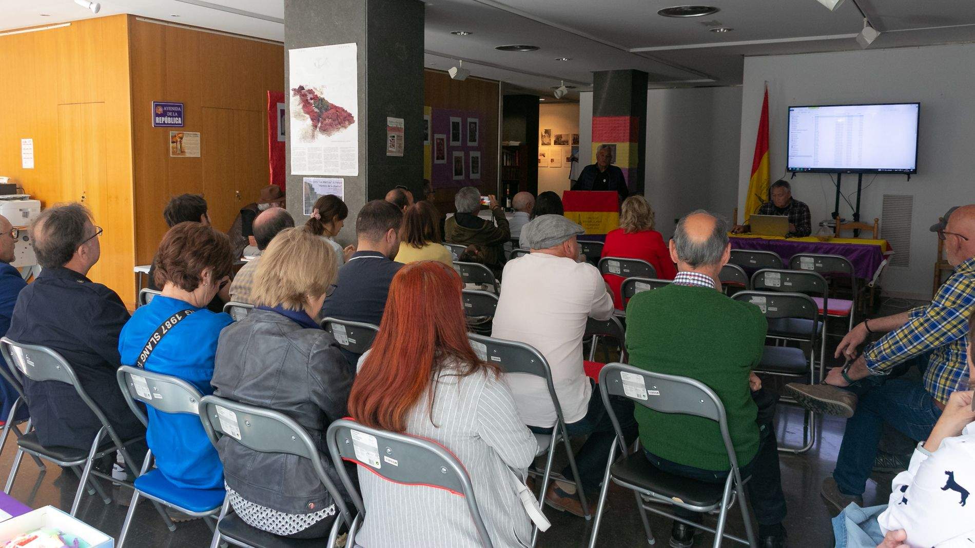 Inauguración de las Jornadas Republicanas en Huesca. Foto Estela Alcay 
