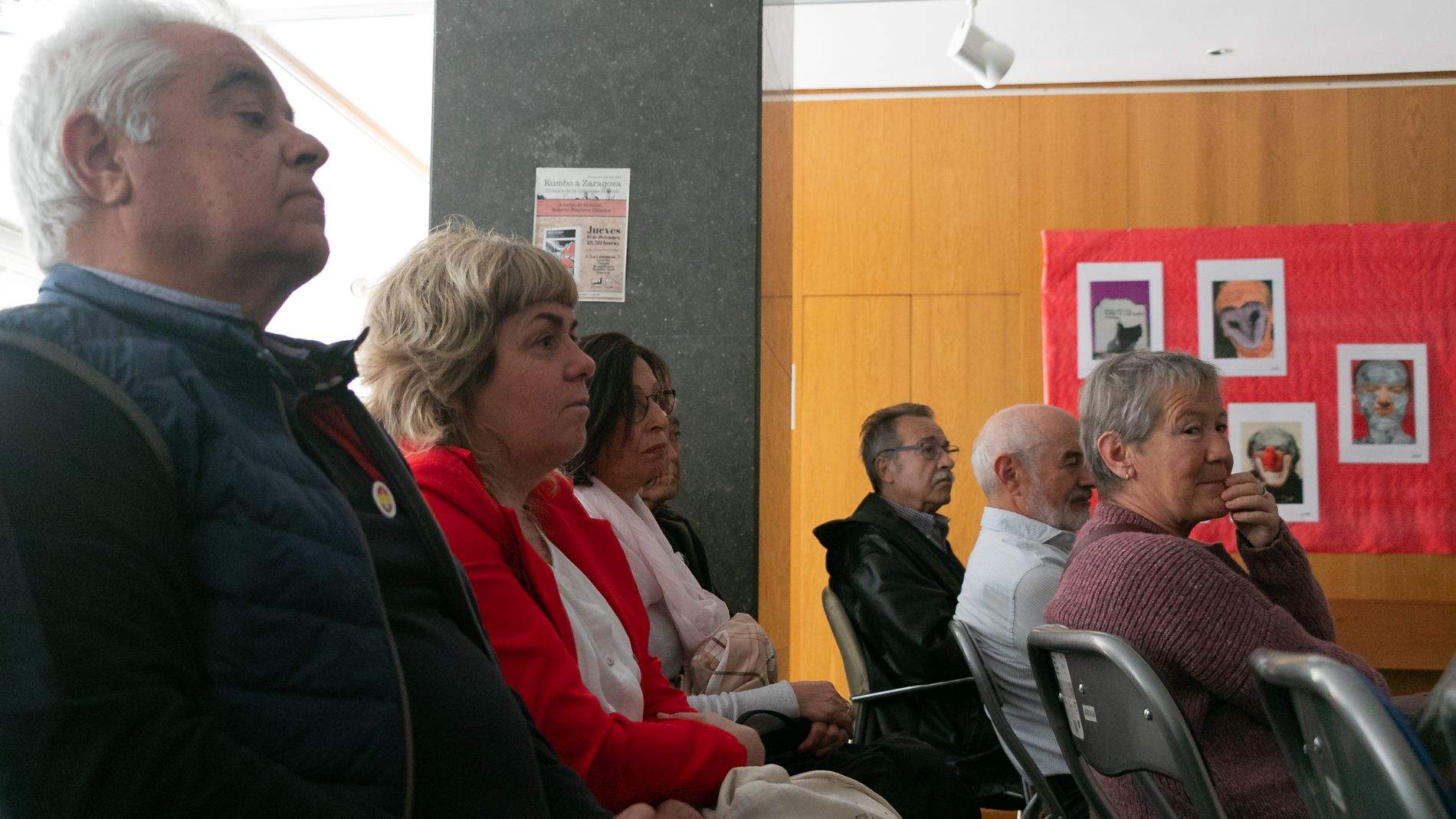 Exposición de Fernando Otín, Composiciones que invitan a pensar. Foto Estela Alcay 