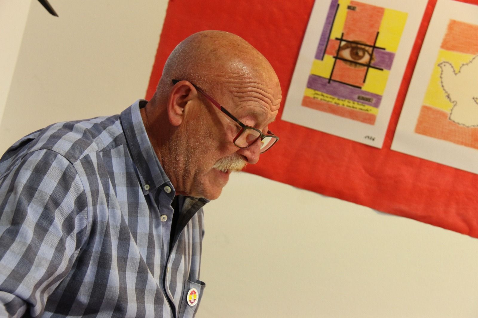 Charla de Toño Moliner en las XV Jornadas Republicanas de Huesca. Foto Carlos Neofato