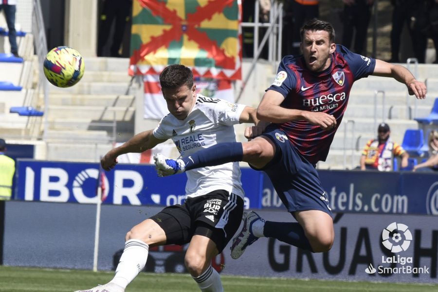 Gerard Valentín en el partido ante el Burgos. Se rompió una mala racha. Hoy en Las Batallitas del Carca. Foto Laliga
