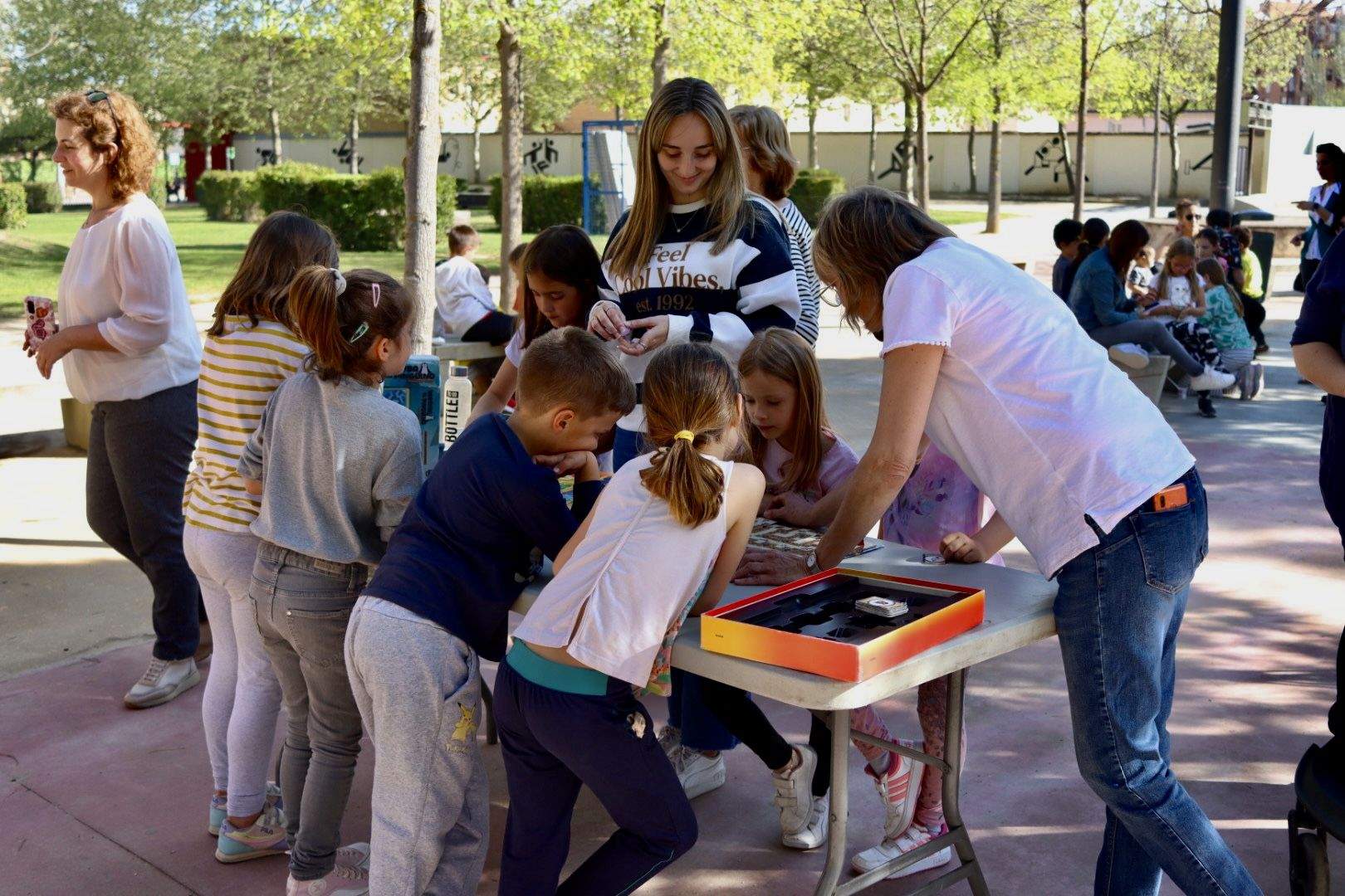 Celebración del Día Internacional de los Juegos de Mesa en Huesca. FOTO: David Martínez