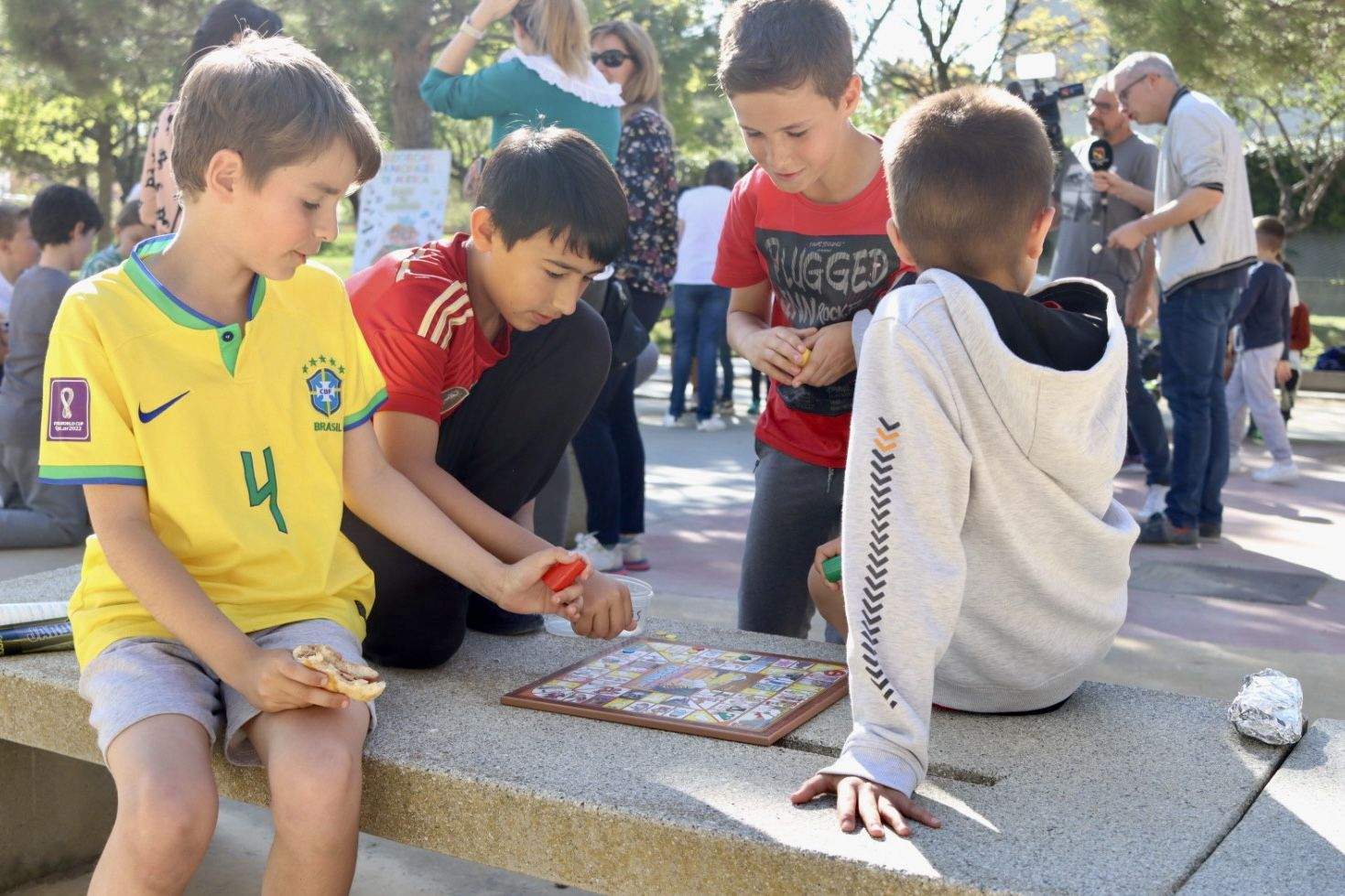 Celebración del Día Internacional de los Juegos de Mesa en Huesca. FOTO: David Martínez