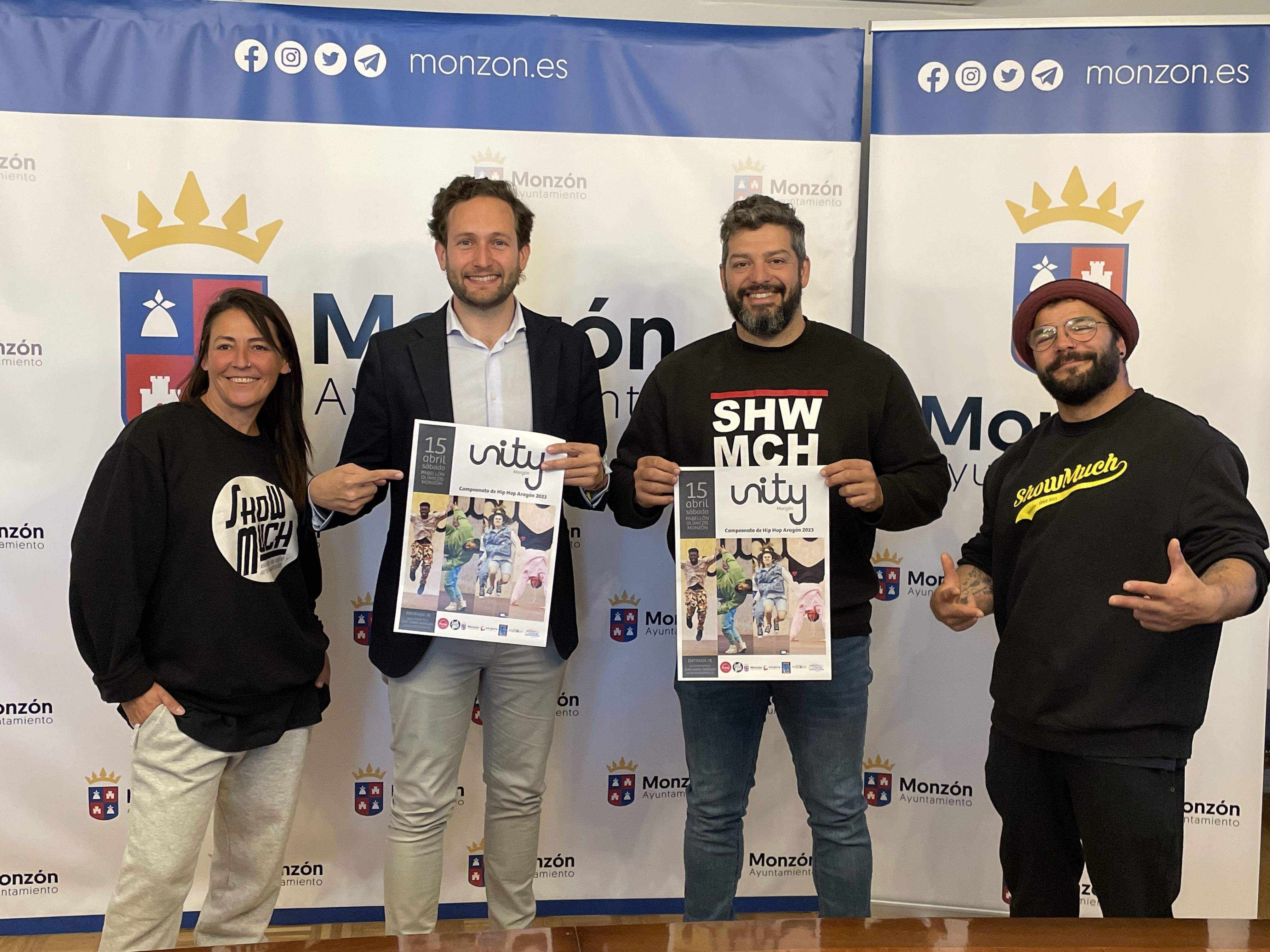 Presentación del Campeonato de Aragón de Hip Hop en Monzón