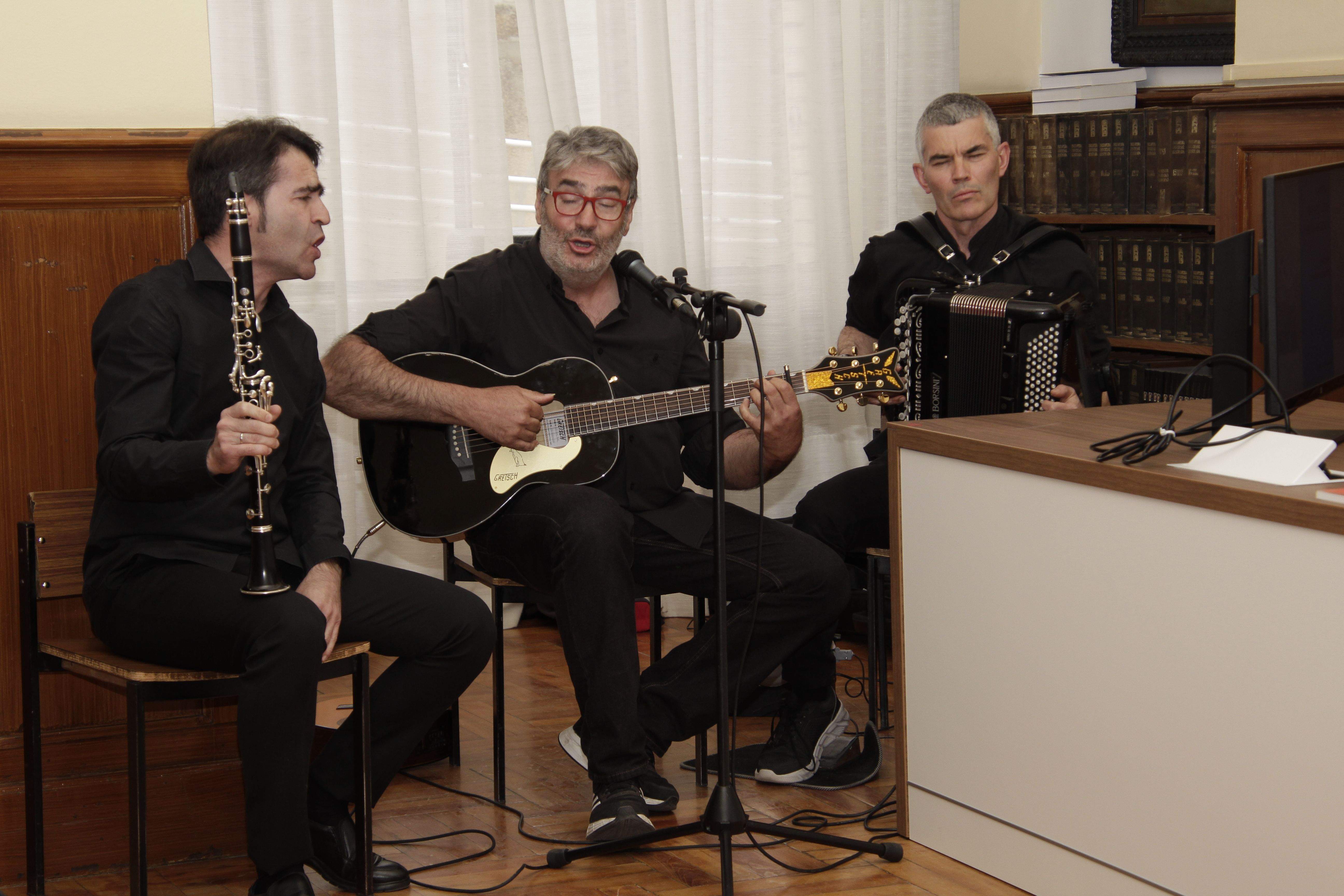 Jorge Ramón Salinas, Kike Lera y Manuel Franco. Foto Amagoia La Cruz