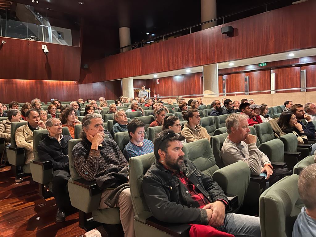 El salón de actos de la DPH ha acogido la charla sobre Canal Roya.