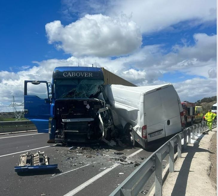 Accidente con un muerto en Siétamo