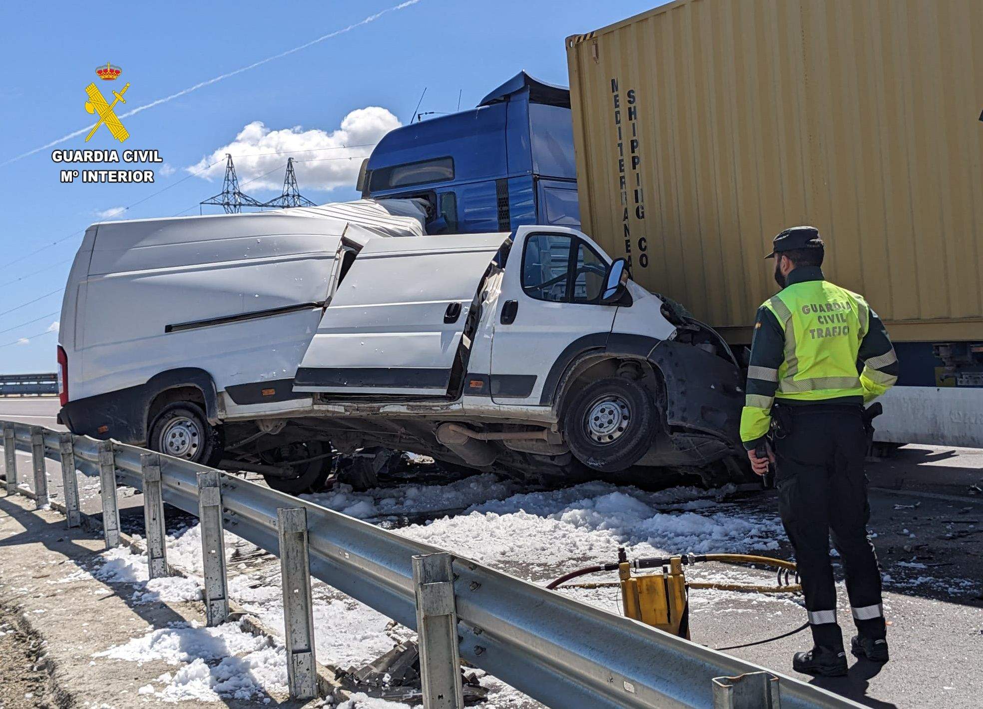 Accidente con un muerto en Siétamo