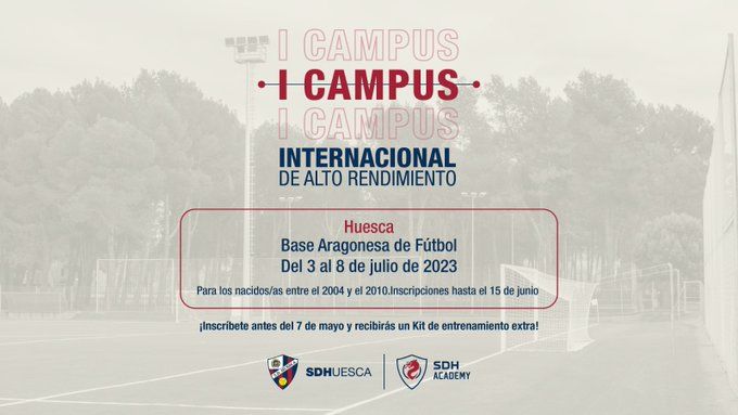 Cartel del Campus de Alto Rendimiento.