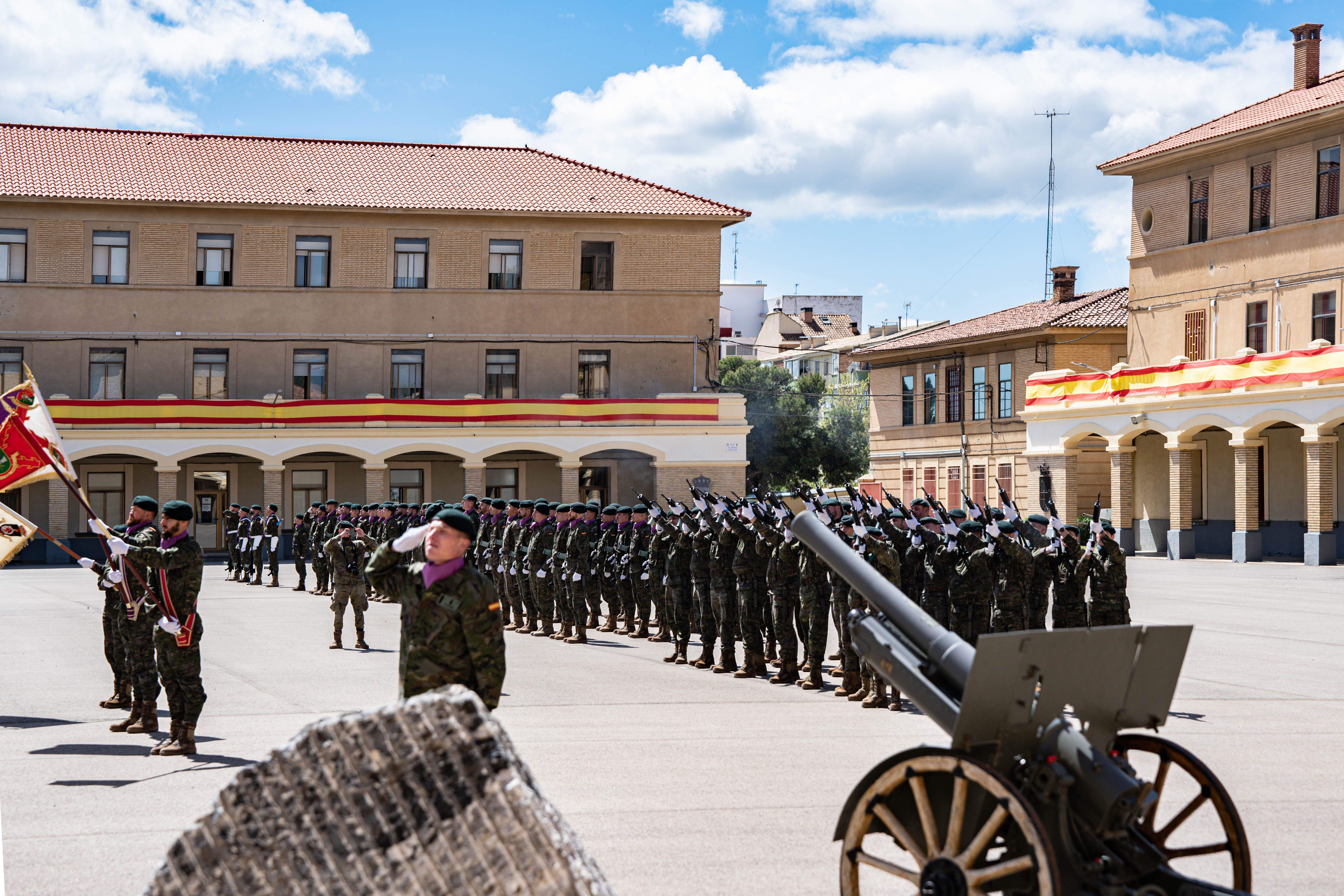 La gestión de la Subdelegación de Defensa en Huesca, a un nivel de excelencia. Celebración de San Hermenegildo en el Sancho Ramírez. Foto José Antonio Terrón