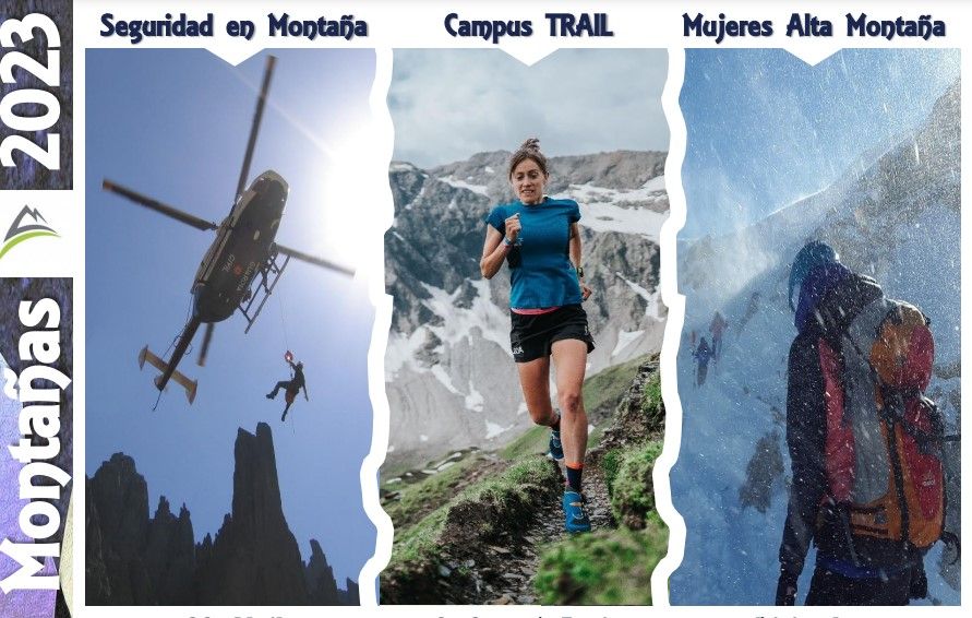 Cartel de Vuela sobre Montañas