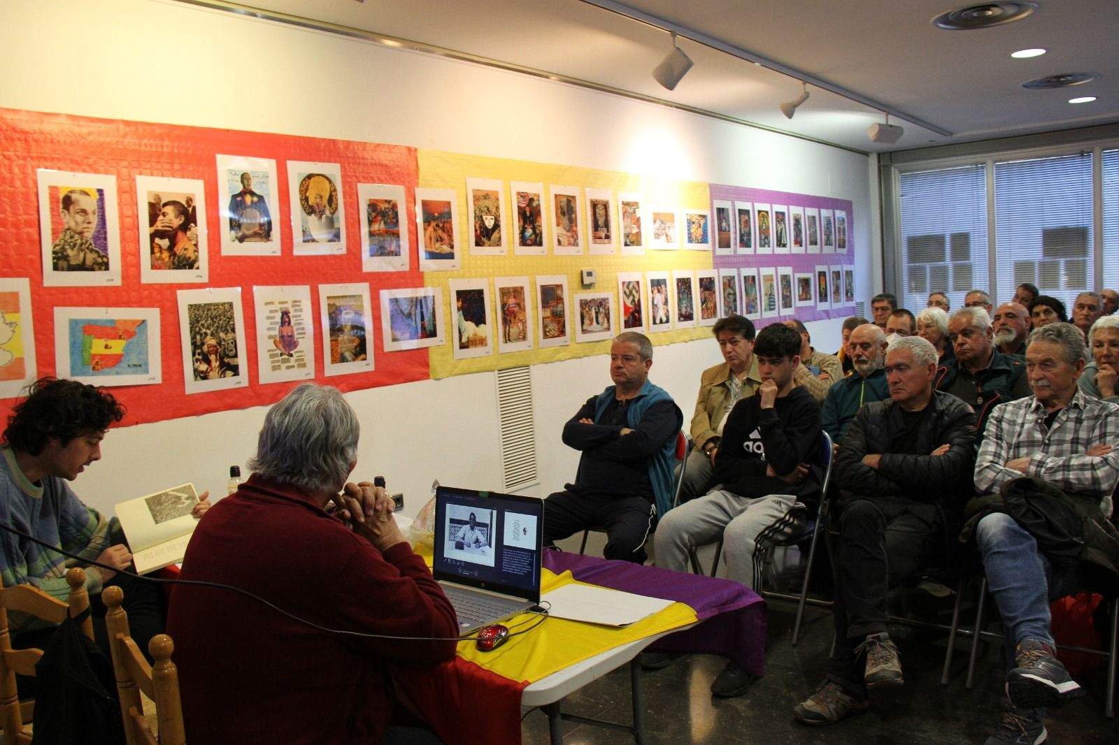 Jornadas Republicanas de Huesca, con Joan Pàmies. Foto Carlos Neofato