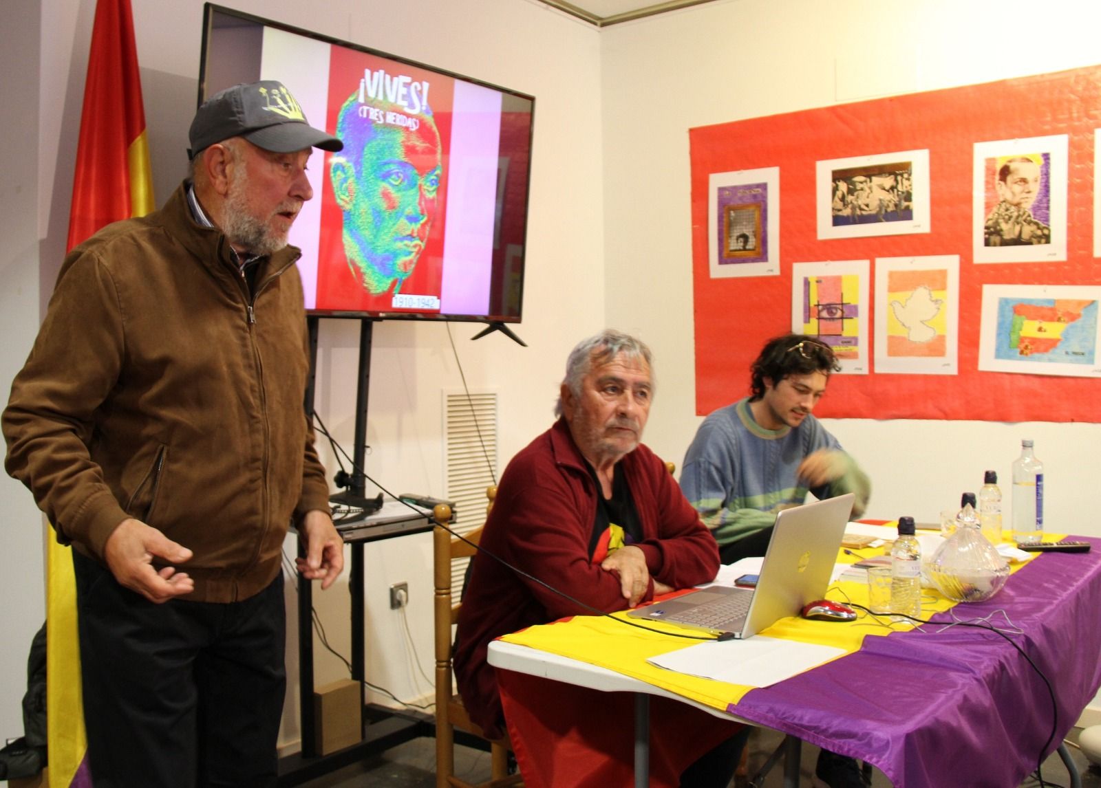 José María Adé, y Joan y Oriol Pàmies. Foto Carlos Neofato