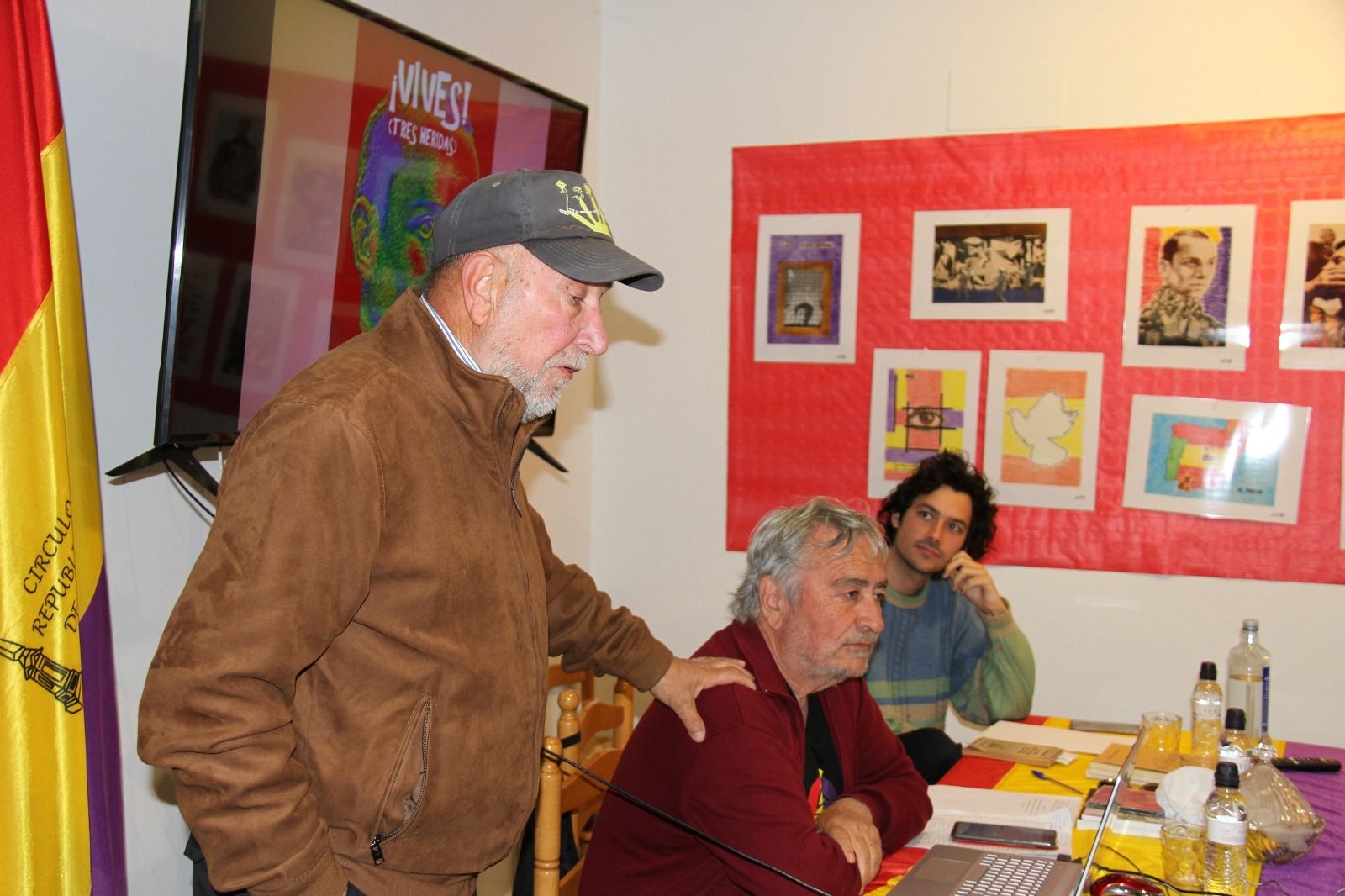 José María Adé, y Joan y Oriol Pàmies. Foto Carlos Neofato