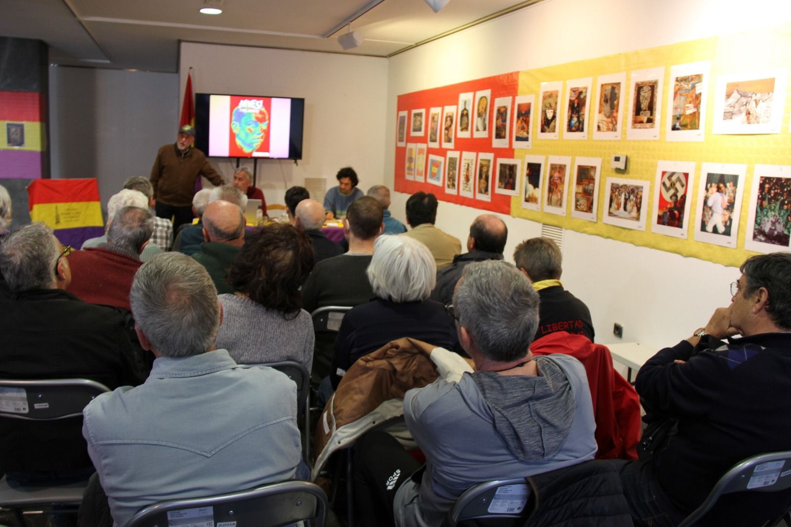 Jornadas Republicanas de Huesca, con Joan Pàmies. Foto Carlos Neofato