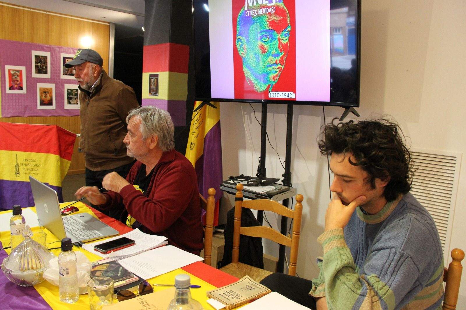 José María Adé, y Joan y Oriol Pàmies. Foto Carlos Neofato