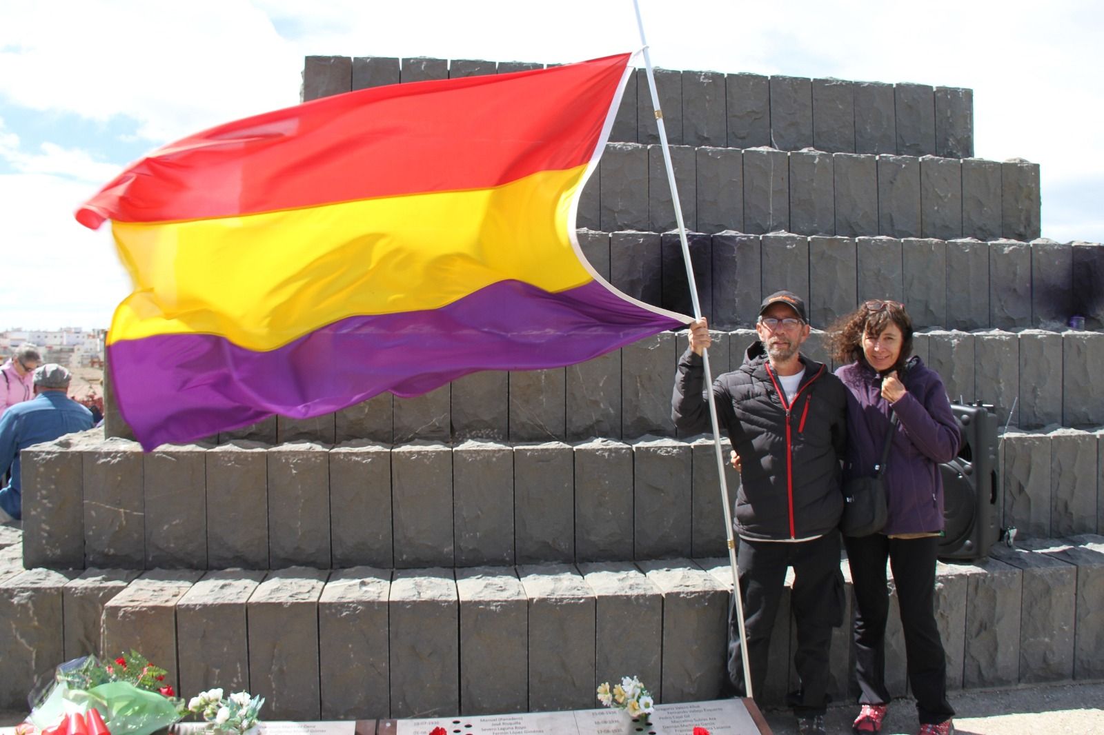 homenaje a la república y a Chantal, una de aquellas mujeres. Foto Carlos Neofato