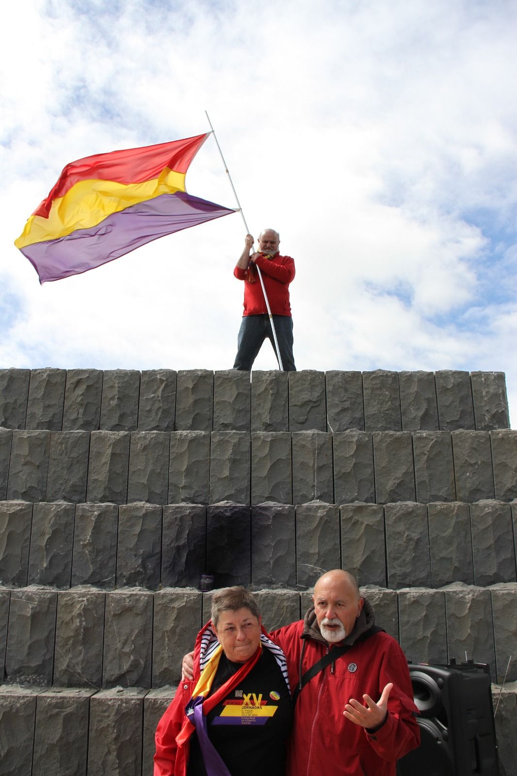 homenaje a la república y a Chantal, una de aquellas mujeres. Foto Carlos Neofato