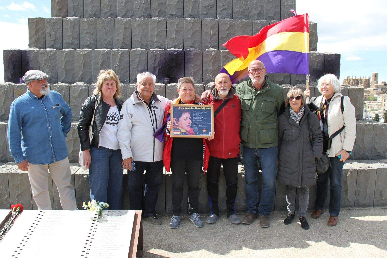 homenaje a la república y a Chantal, una de aquellas mujeres. Foto Carlos Neofato