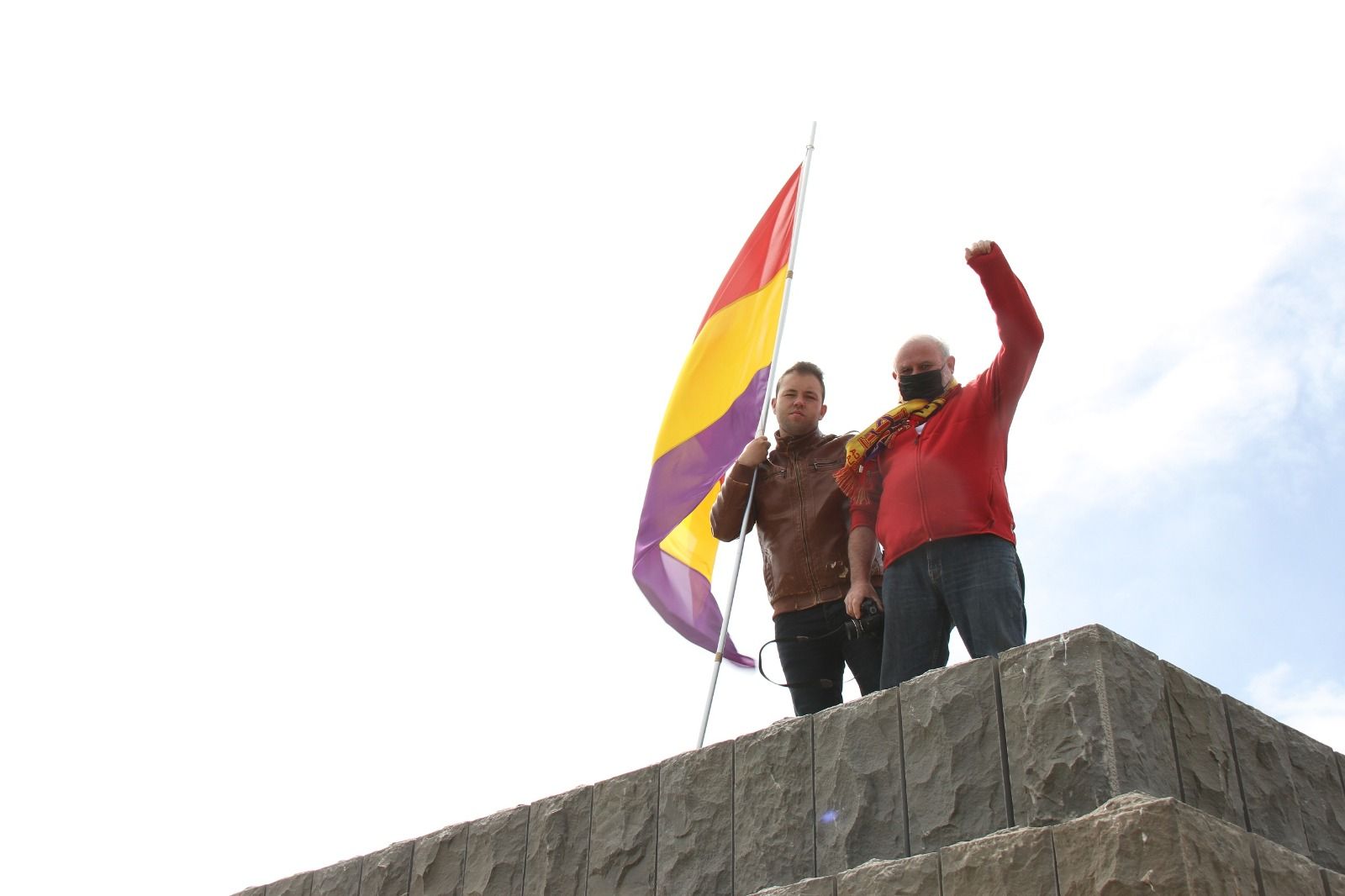 homenaje a la república y a Chantal, una de aquellas mujeres. Foto Carlos Neofato
