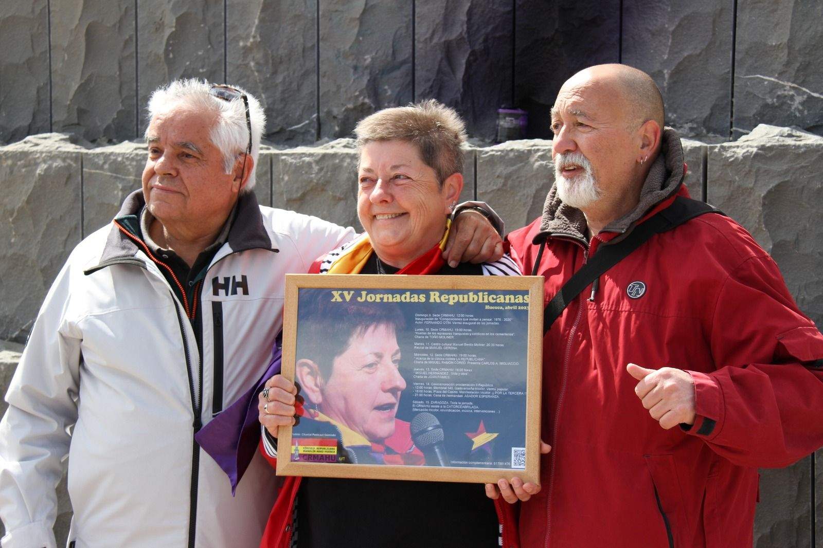 homenaje a la república y a Chantal, una de aquellas mujeres. Foto Carlos Neofato