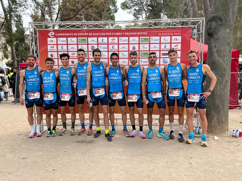 Formación del Hinaco CC Monzón en Albacete en la primera jornada de la Liga