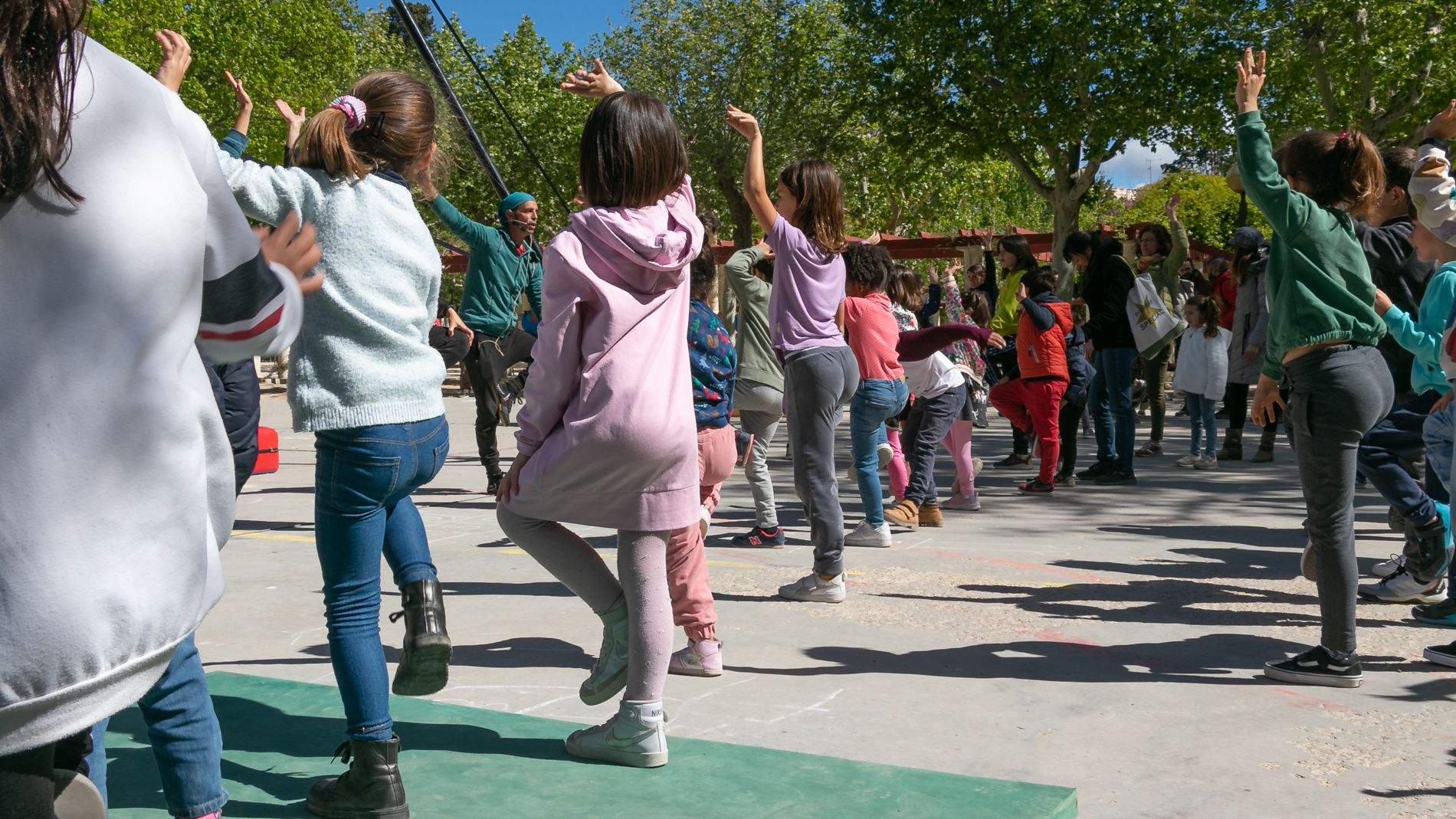 Día Mundial del Circo en Huesca. Foto Estela Alcay