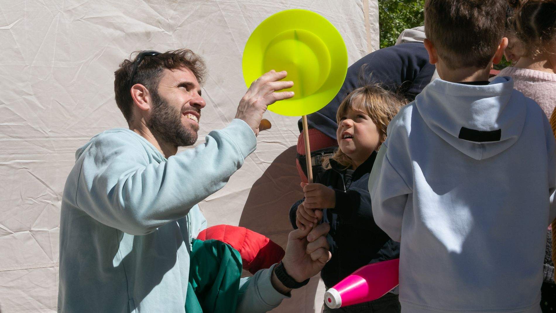Día Mundial del Circo en Huesca. Foto Estela Alcay 