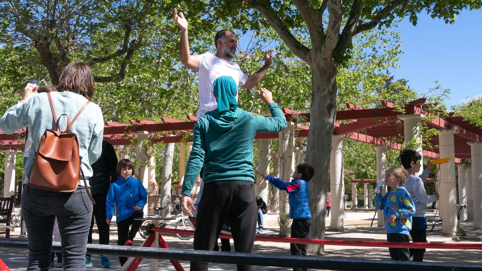 Día Mundial del Circo en Huesca. Foto Estela Alcay 