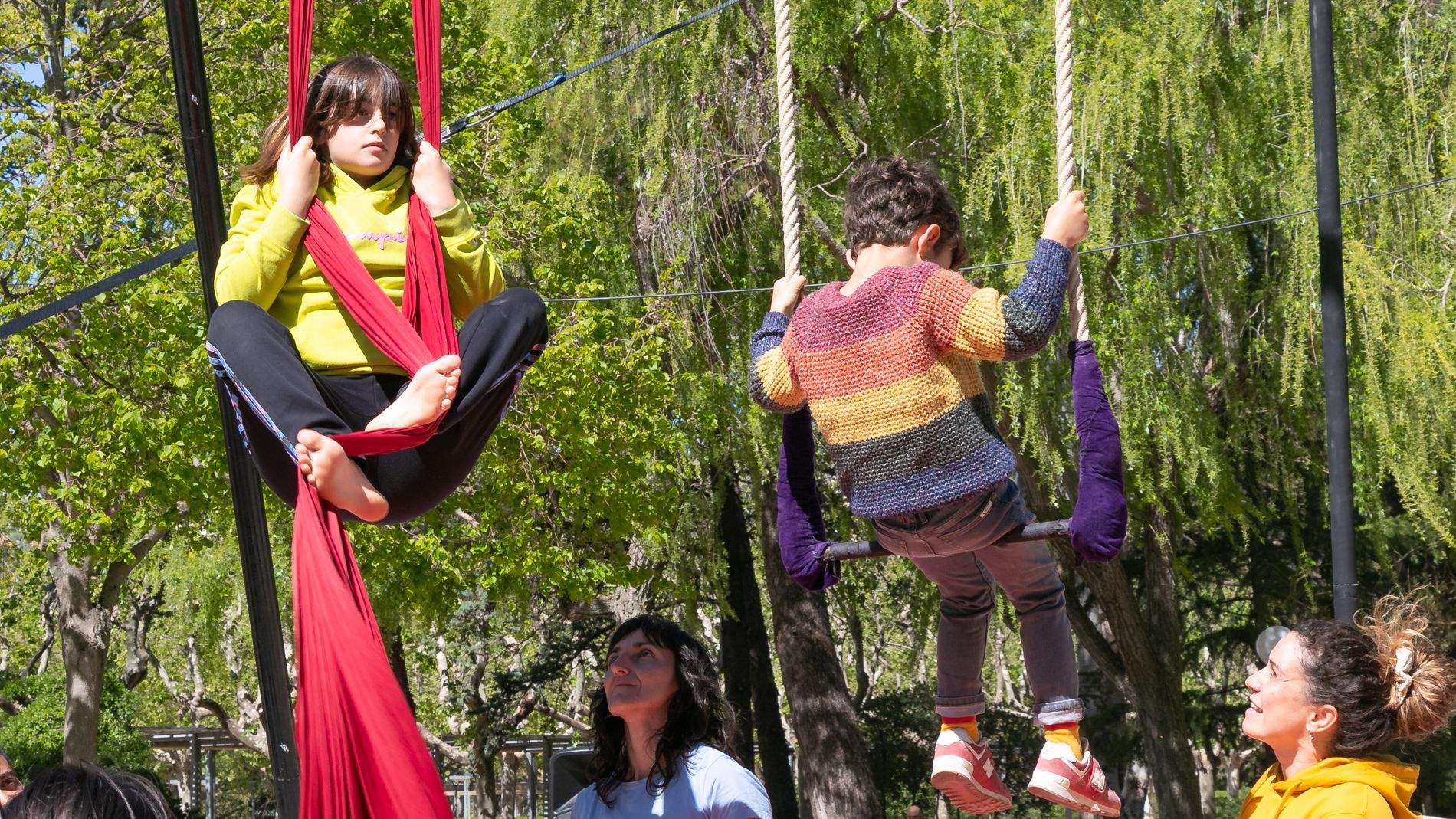 Día Mundial del Circo en Huesca. Foto Estela Alcay 