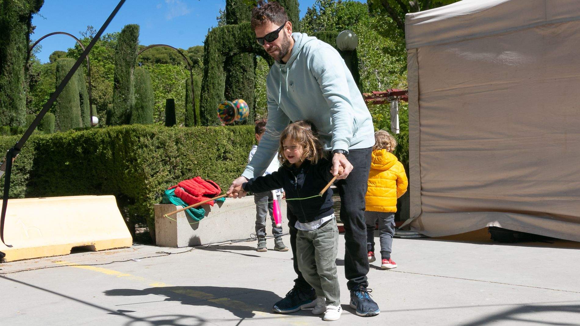 Día Mundial del Circo en Huesca. Foto Estela Alcay 