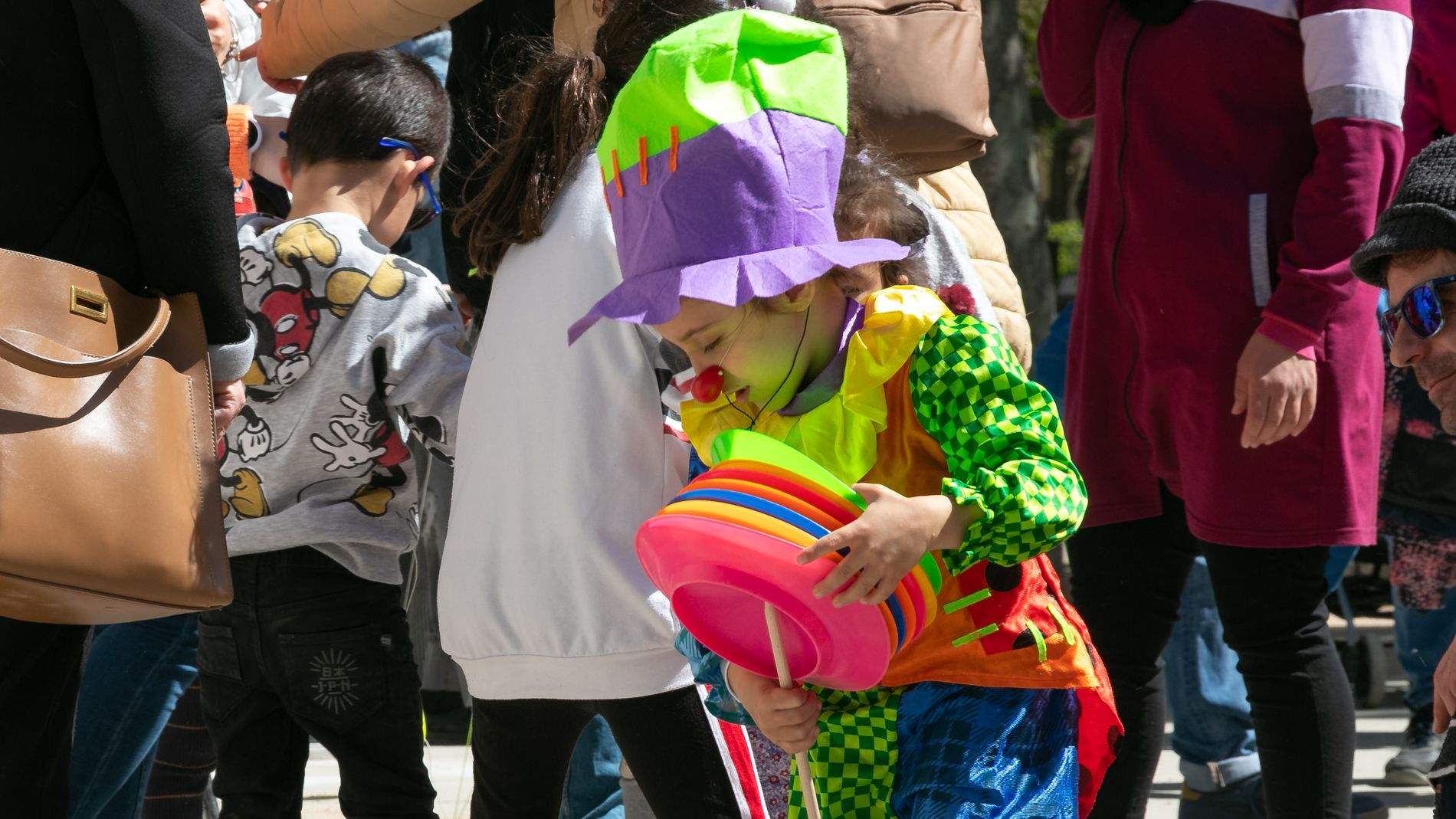 Día Mundial del Circo en Huesca. Foto Estela Alcay 